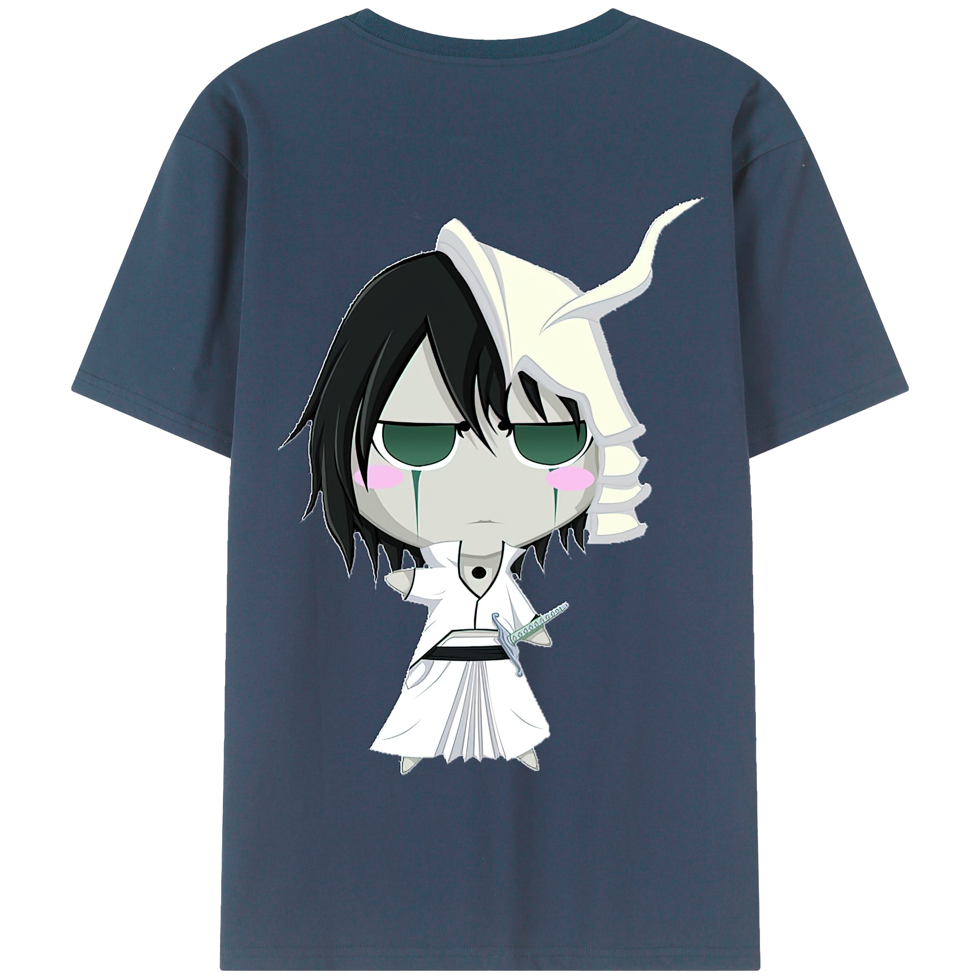 （画像用） ブリーチ ウルキオラ·シファー BLEACH Ulquiorra cifer 綿100％半袖Tシャツ（背面プリント）