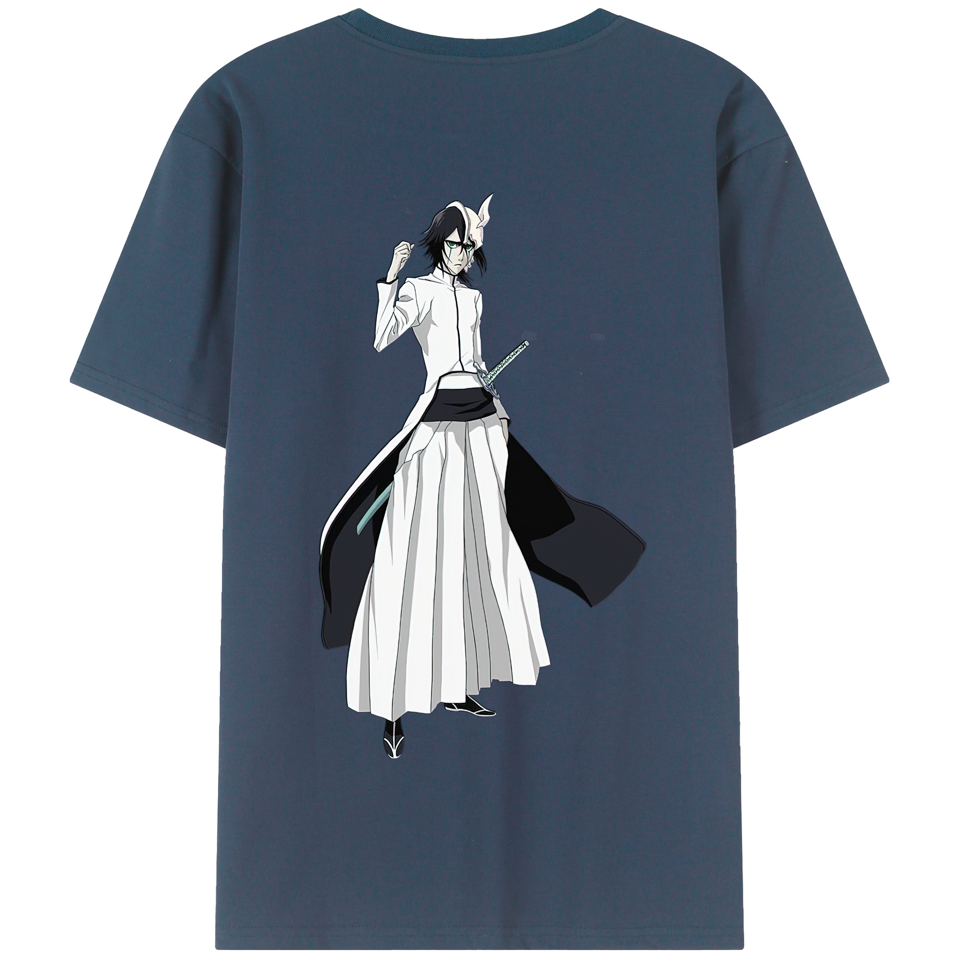 （画像用） ブリーチ ウルキオラ·シファー BLEACH Ulquiorra cifer 綿100％半袖Tシャツ（背面プリント）