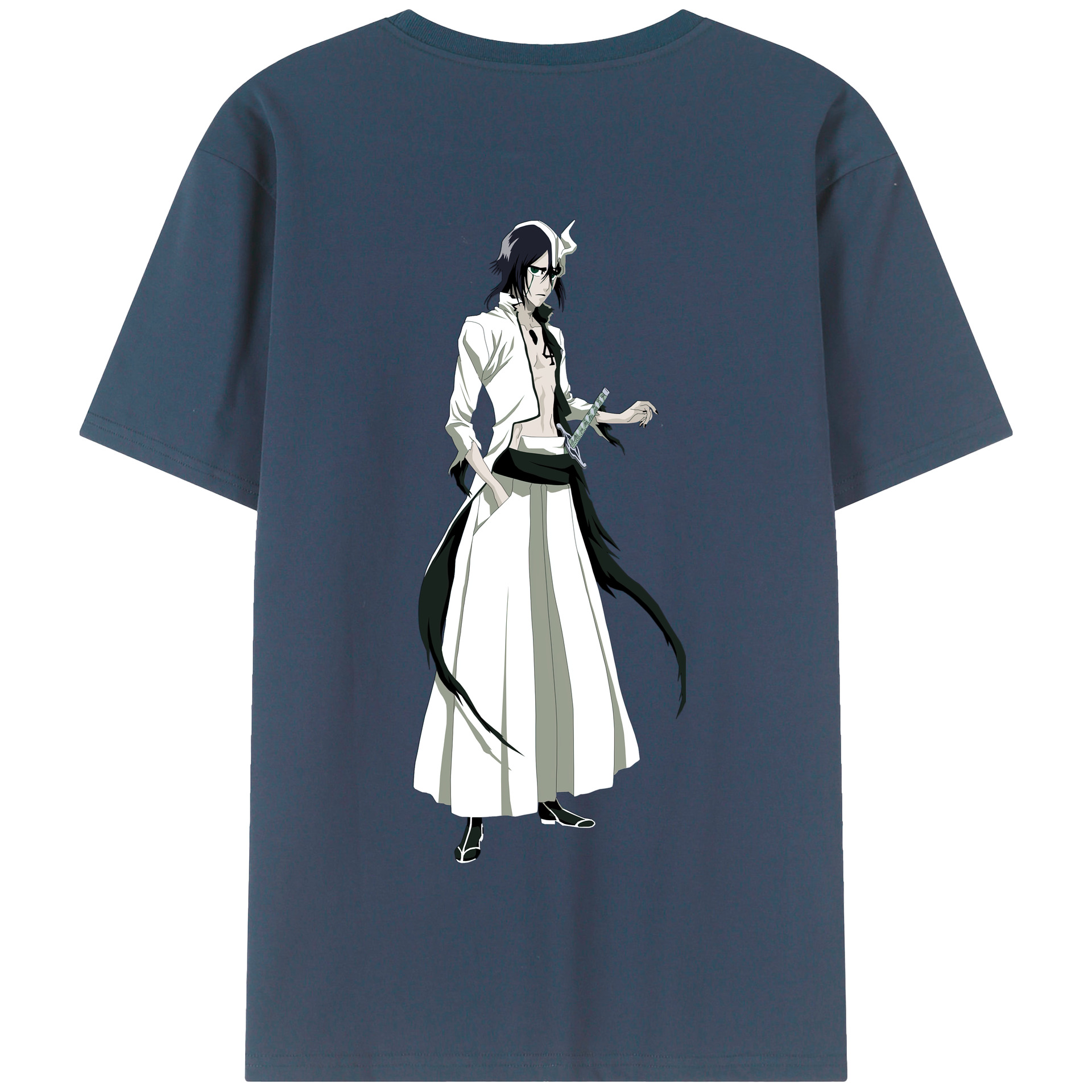 （画像用） ブリーチ ウルキオラ·シファー BLEACH Ulquiorra cifer 綿100％半袖Tシャツ（背面プリント）