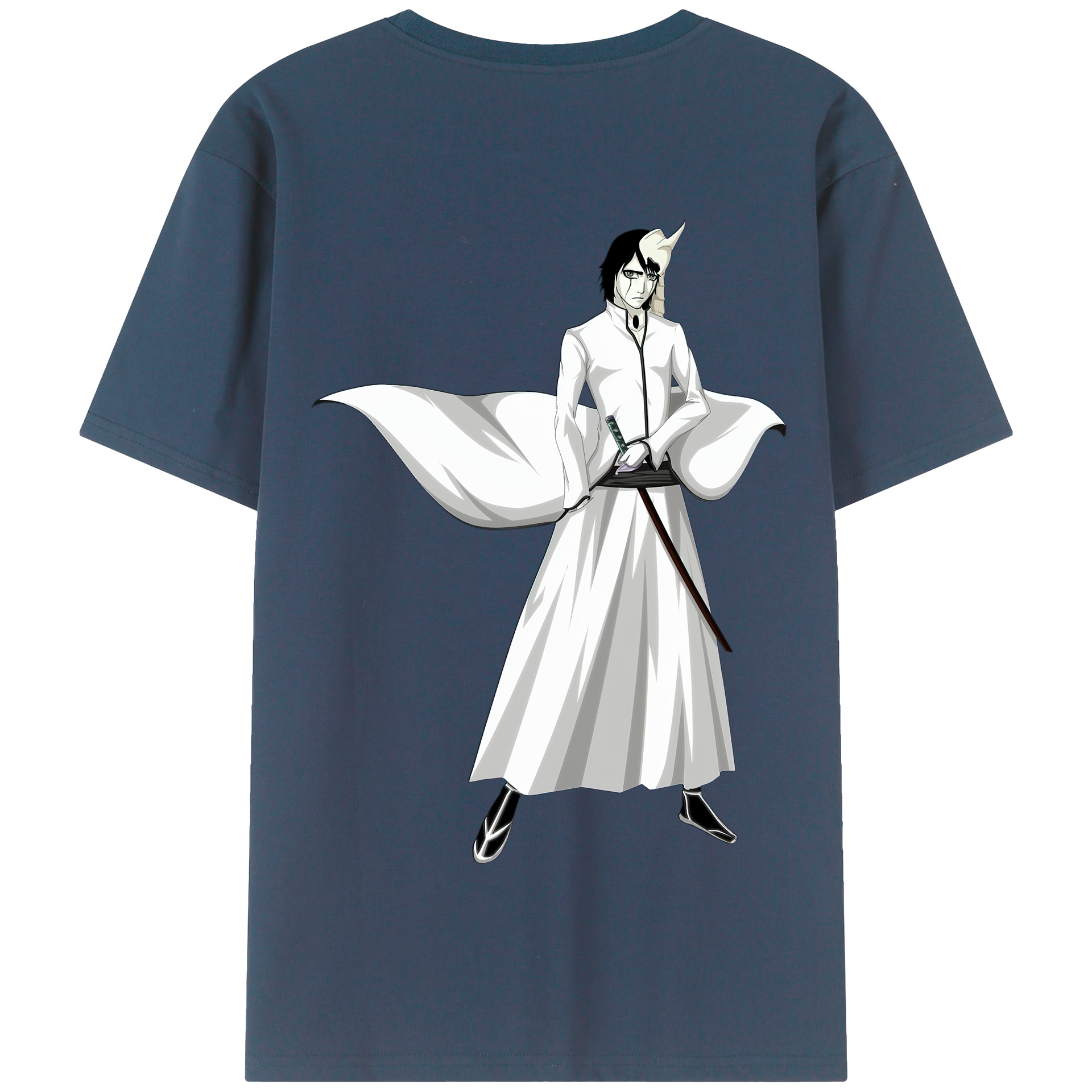 （画像用） ブリーチ ウルキオラ·シファー BLEACH Ulquiorra cifer 綿100％半袖Tシャツ（背面プリント）