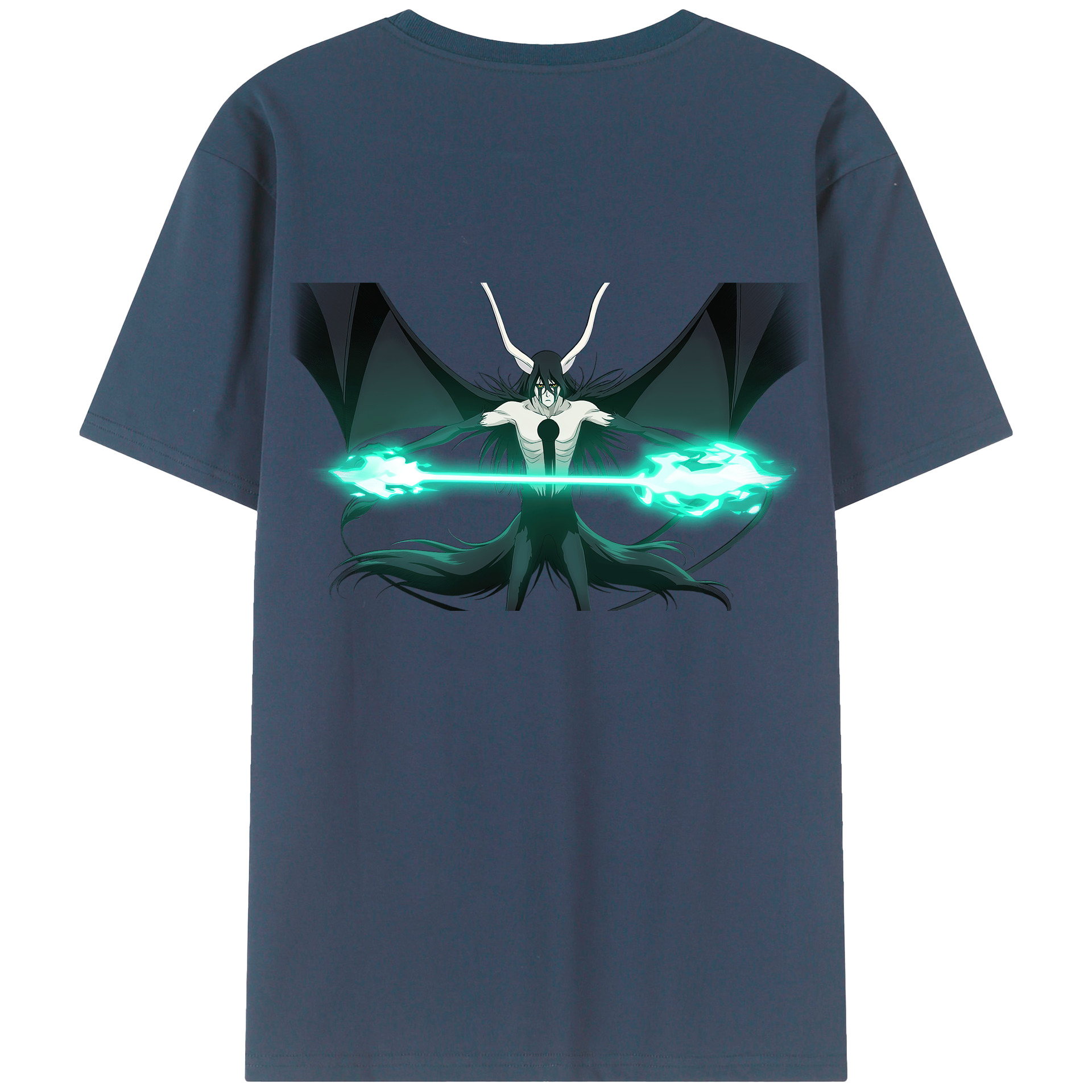 （画像用） ブリーチ ウルキオラ·シファー BLEACH Ulquiorra cifer 綿100％半袖Tシャツ（背面プリント）