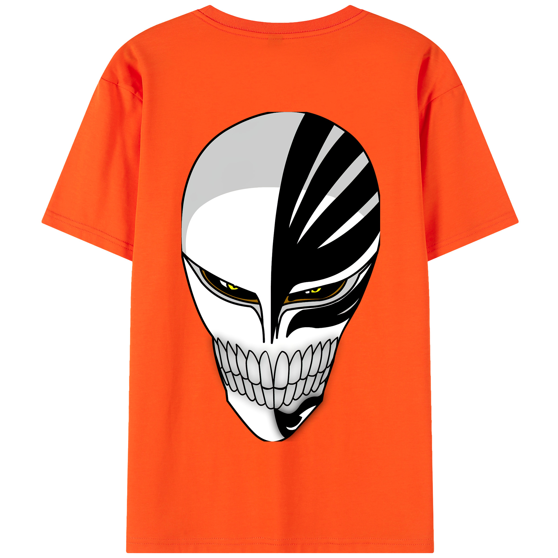 （画像用） ブリーチ 黒崎一護（くろさき いちご）BLEACH Kurosaki Ichigo 綿100％半袖Tシャツ（背面プリント）