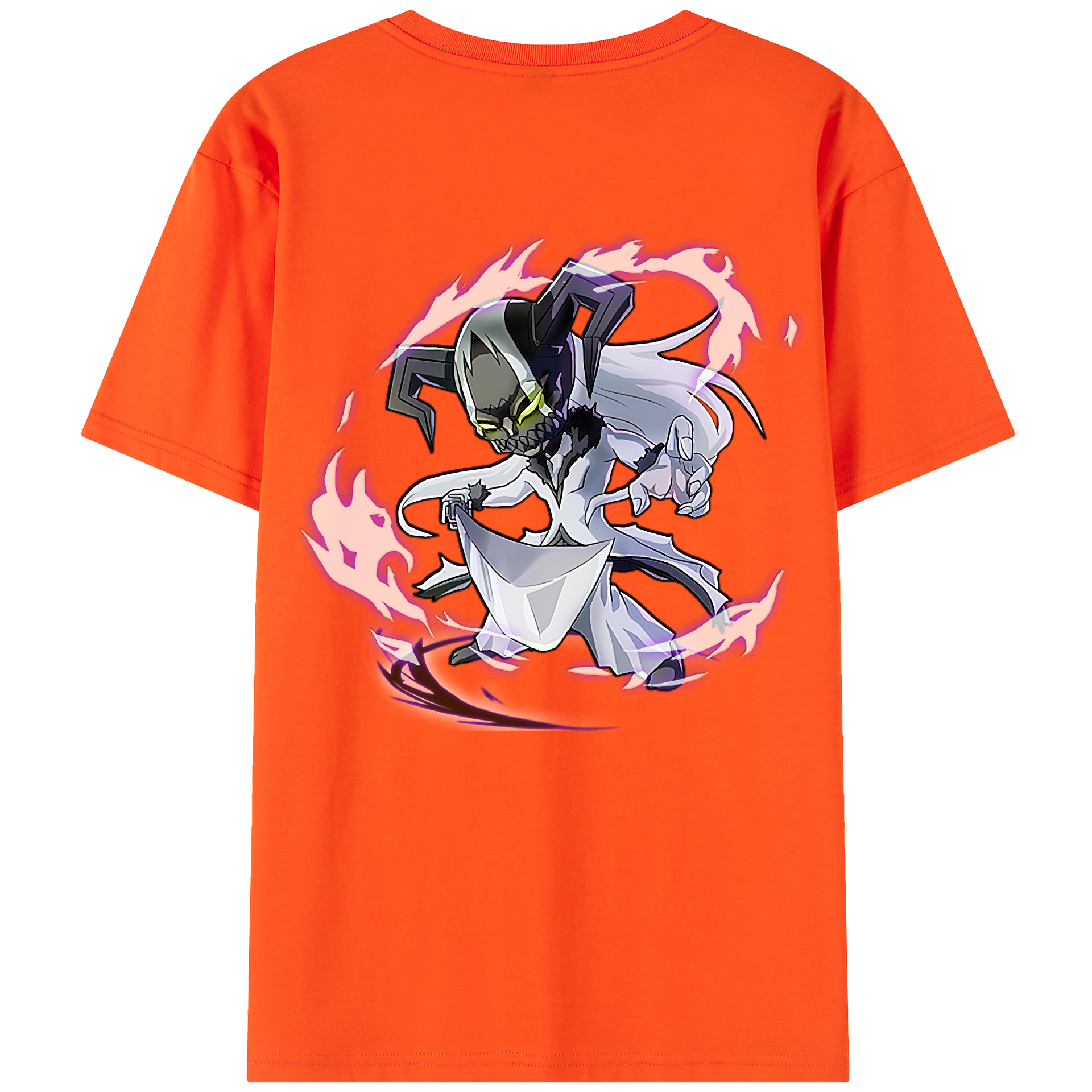 （画像用） ブリーチ 黒崎一護（くろさき いちご）BLEACH Kurosaki Ichigo 綿100％半袖Tシャツ（背面プリント）