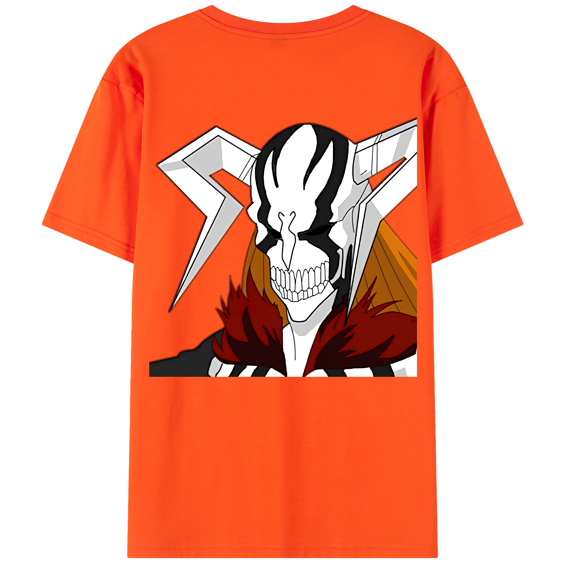 （画像用） ブリーチ 黒崎一護（くろさき いちご）BLEACH Kurosaki Ichigo 綿100％半袖Tシャツ（背面プリント）