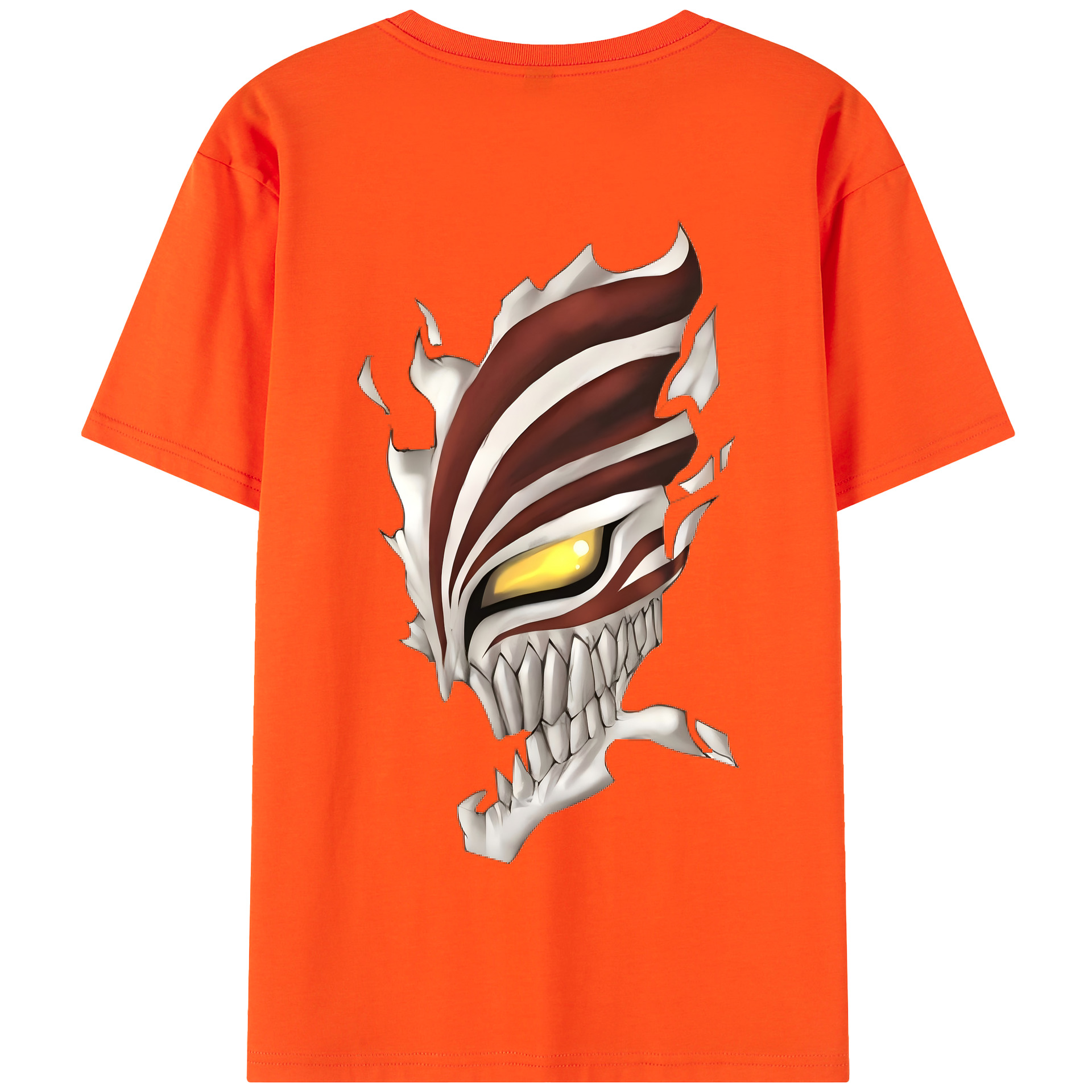 （画像用） ブリーチ 黒崎一護（くろさき いちご）BLEACH Kurosaki Ichigo 綿100％半袖Tシャツ（背面プリント）