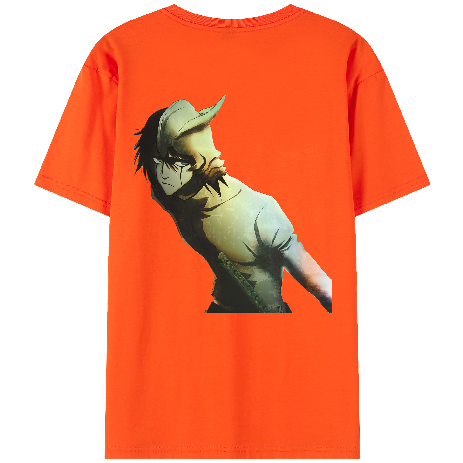 （画像用） ブリーチ ウルキオラ·シファー BLEACH Ulquiorra cifer 綿100％半袖Tシャツ（背面プリント）