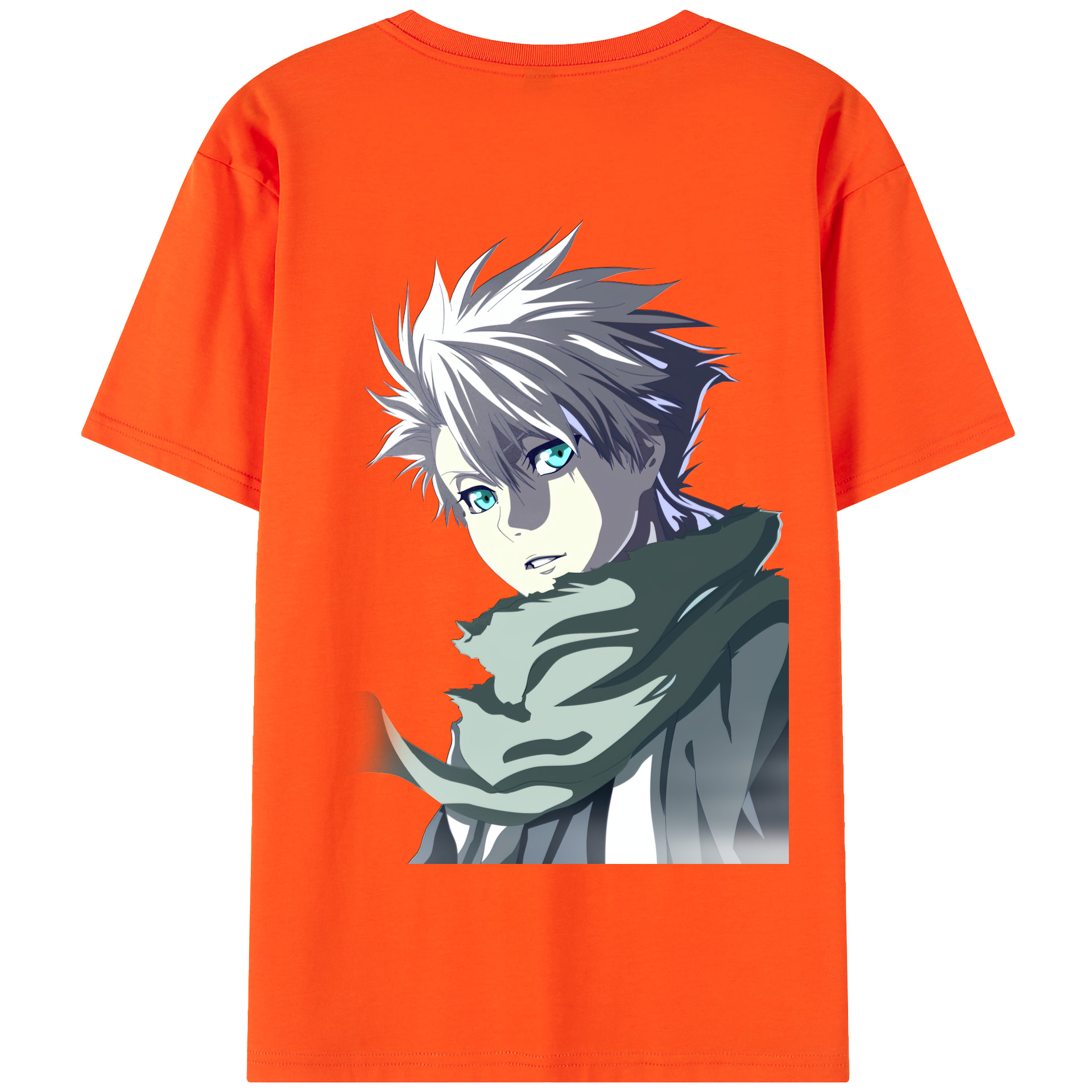 （画像用） ブリーチ 日番谷冬獅郎（ひつがや とうしろう） BLEACH Hitsugaya Toushirou 綿100％半袖Tシャツ（背面プリント）