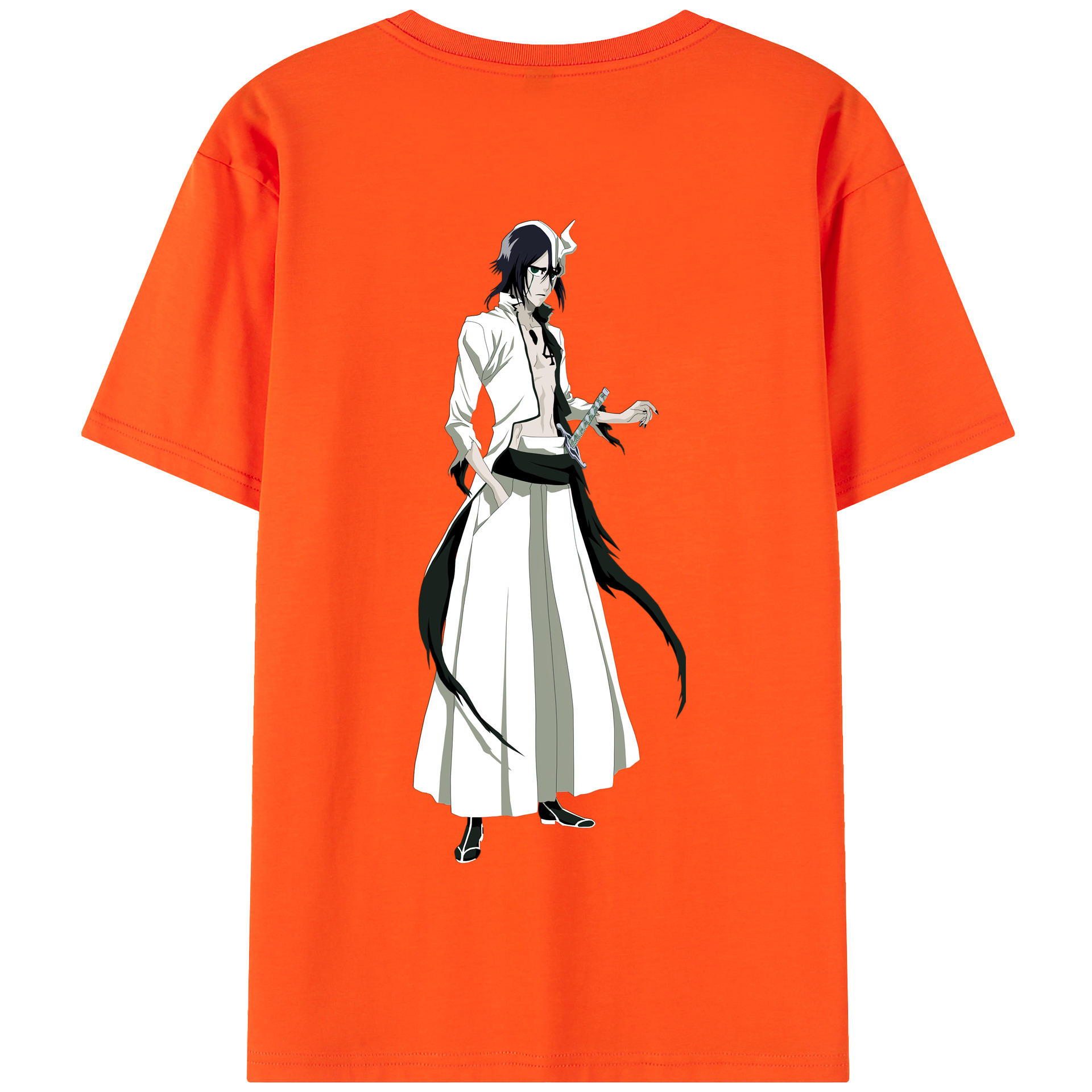 （画像用） ブリーチ ウルキオラ·シファー BLEACH Ulquiorra cifer 綿100％半袖Tシャツ（背面プリント）