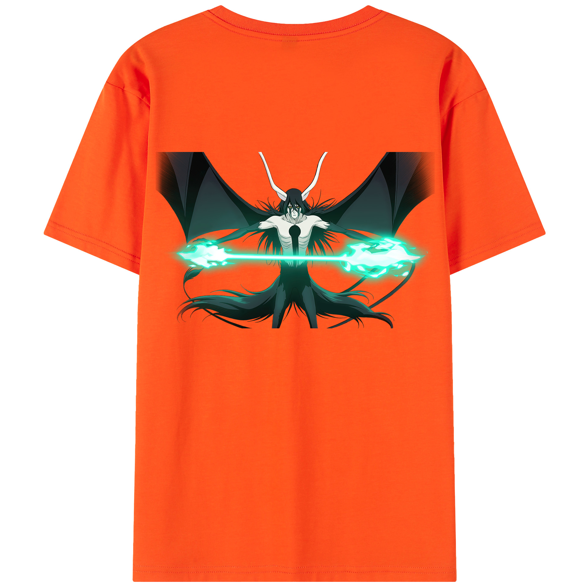 （画像用） ブリーチ ウルキオラ·シファー BLEACH Ulquiorra cifer 綿100％半袖Tシャツ（背面プリント）