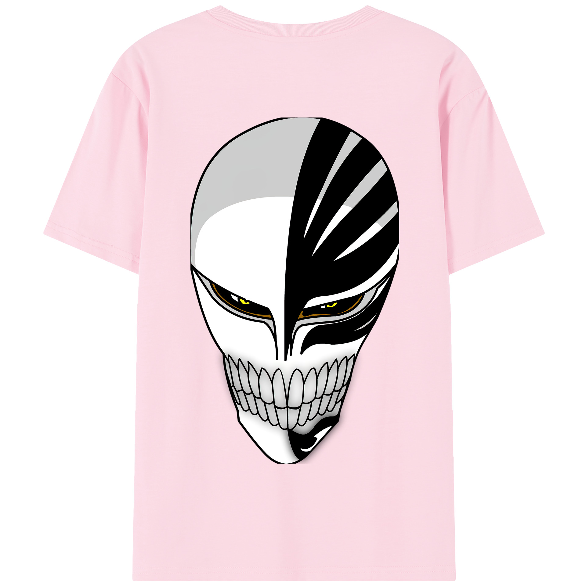 （画像用） ブリーチ 黒崎一護（くろさき いちご）BLEACH Kurosaki Ichigo 綿100％半袖Tシャツ（背面プリント）