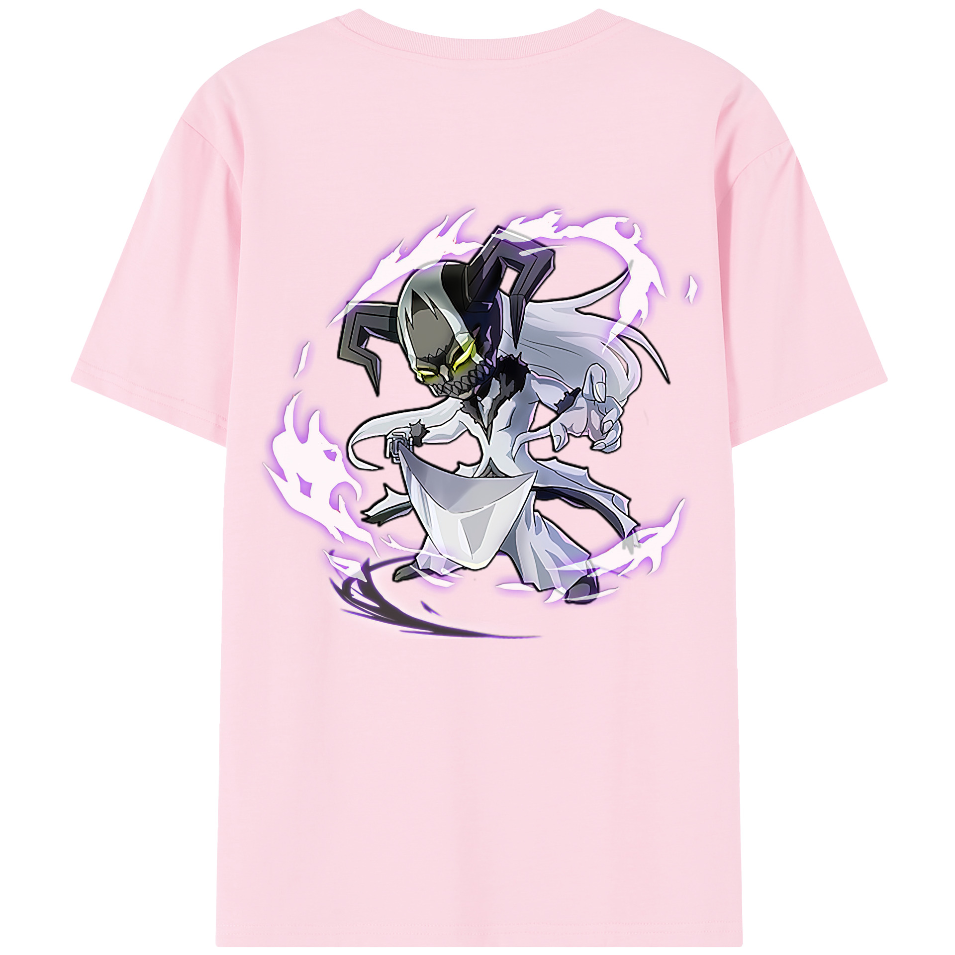 （画像用） ブリーチ 黒崎一護（くろさき いちご）BLEACH Kurosaki Ichigo 綿100％半袖Tシャツ（背面プリント）