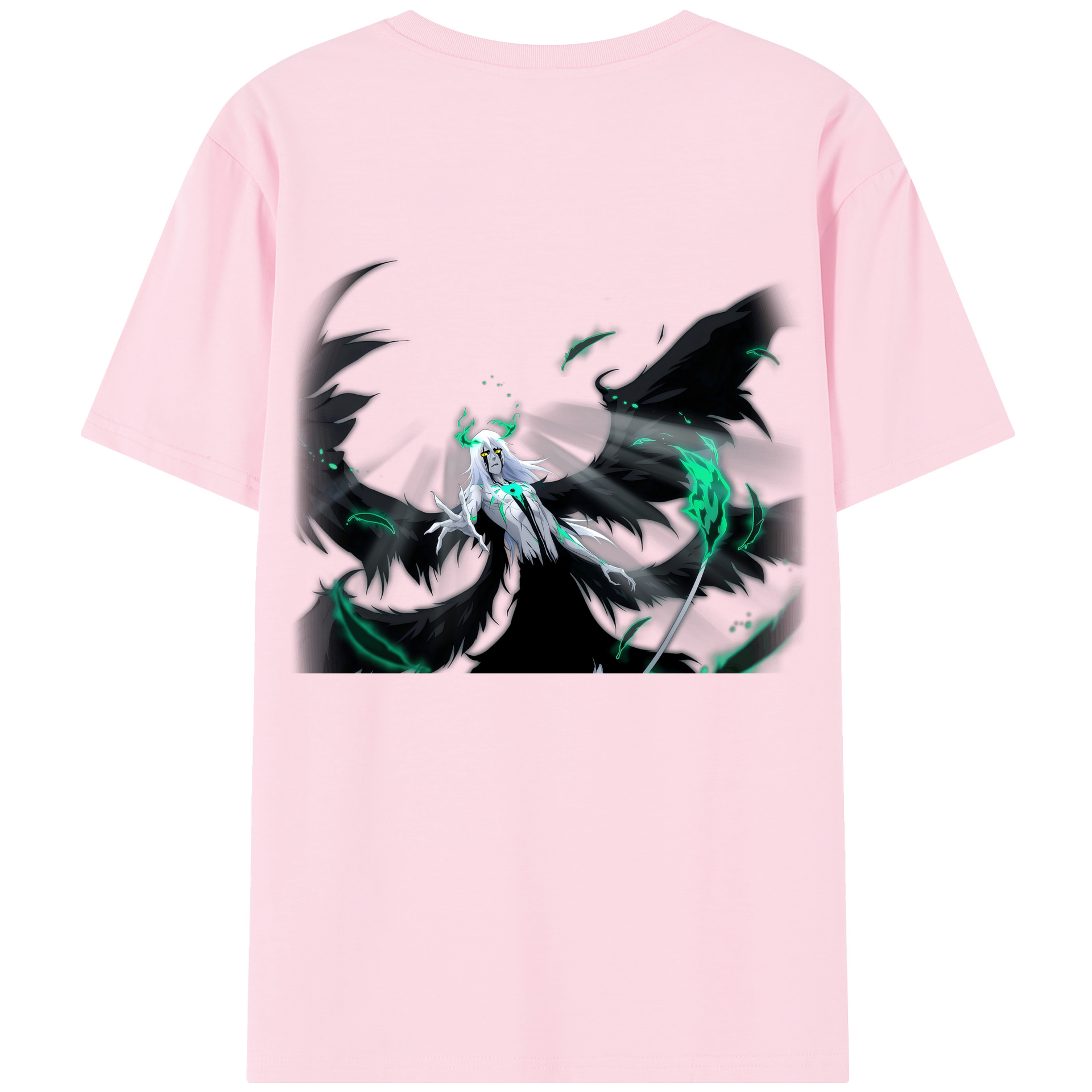 （画像用） ブリーチ ウルキオラ·シファー BLEACH Ulquiorra cifer 綿100％半袖Tシャツ（背面プリント）