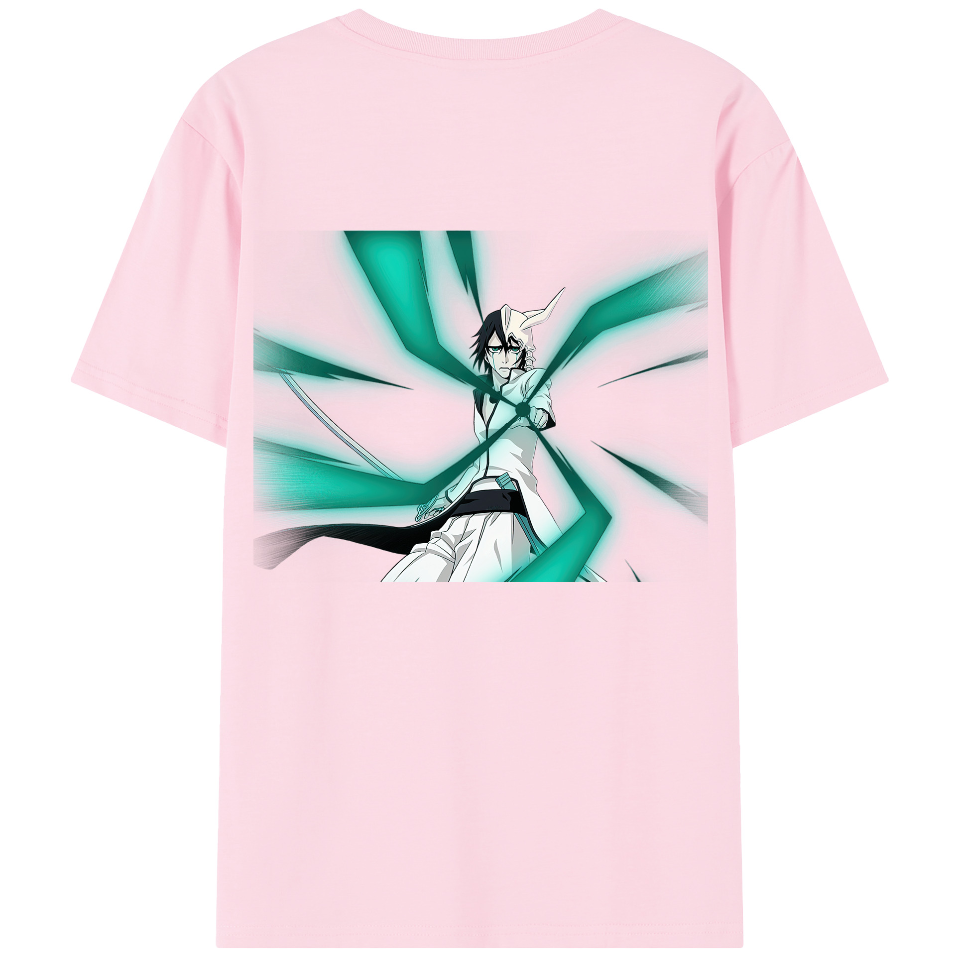 （画像用） ブリーチ ウルキオラ·シファー BLEACH Ulquiorra cifer 綿100％半袖Tシャツ（背面プリント）
