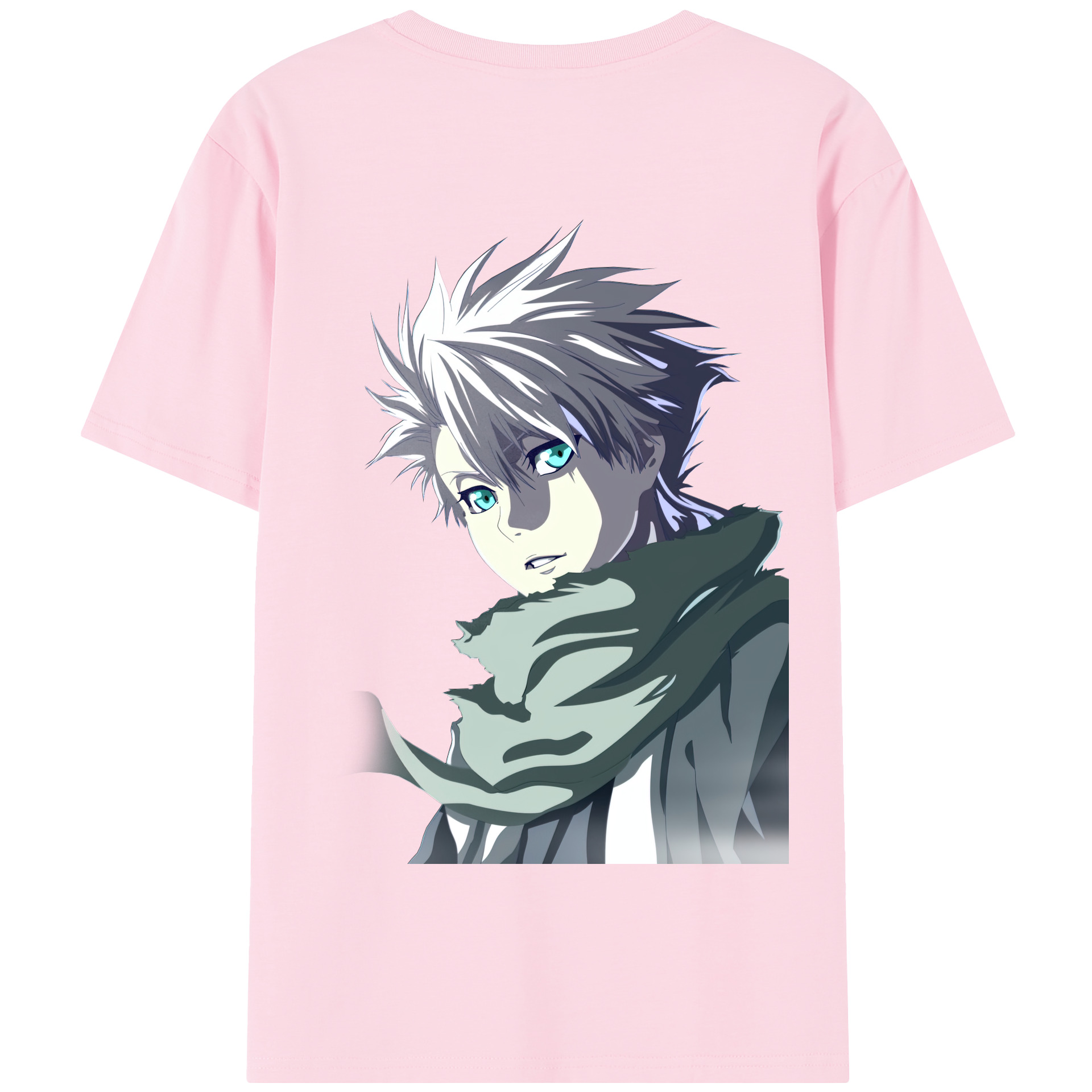 （画像用） ブリーチ 日番谷冬獅郎（ひつがや とうしろう） BLEACH Hitsugaya Toushirou 綿100％半袖Tシャツ（背面プリント）