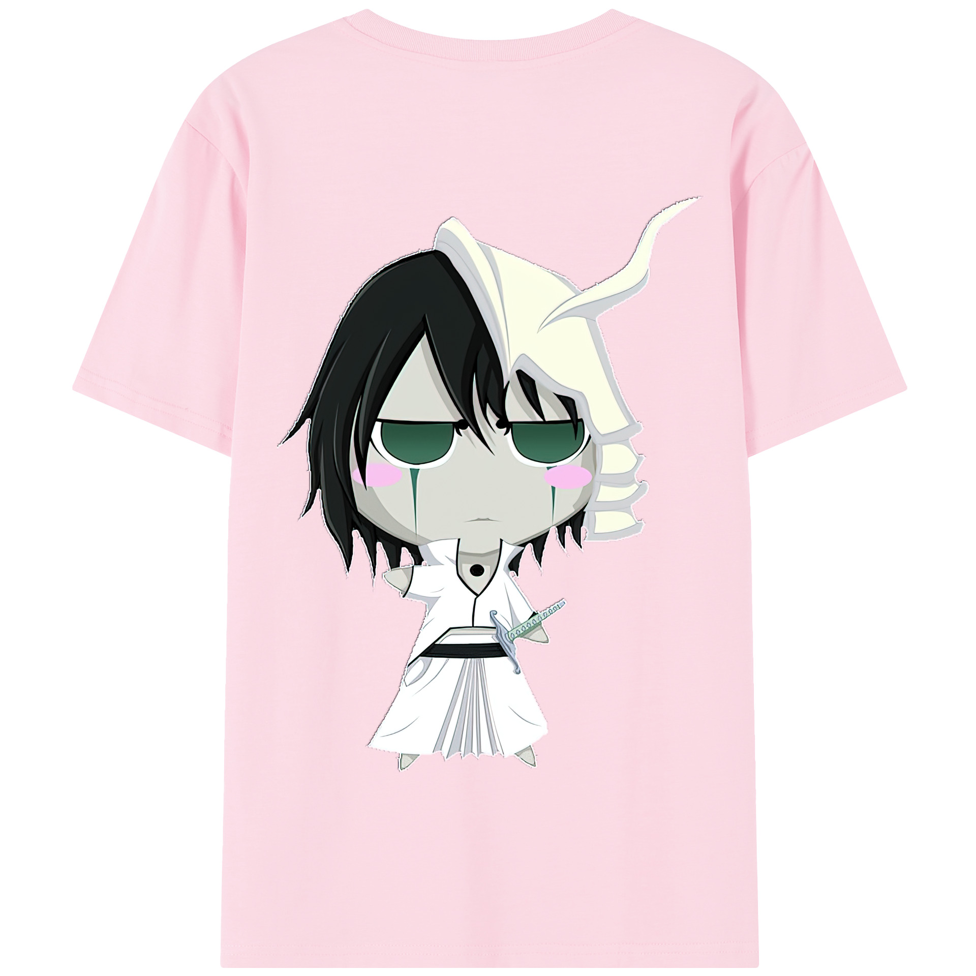 （画像用） ブリーチ ウルキオラ·シファー BLEACH Ulquiorra cifer 綿100％半袖Tシャツ（背面プリント）