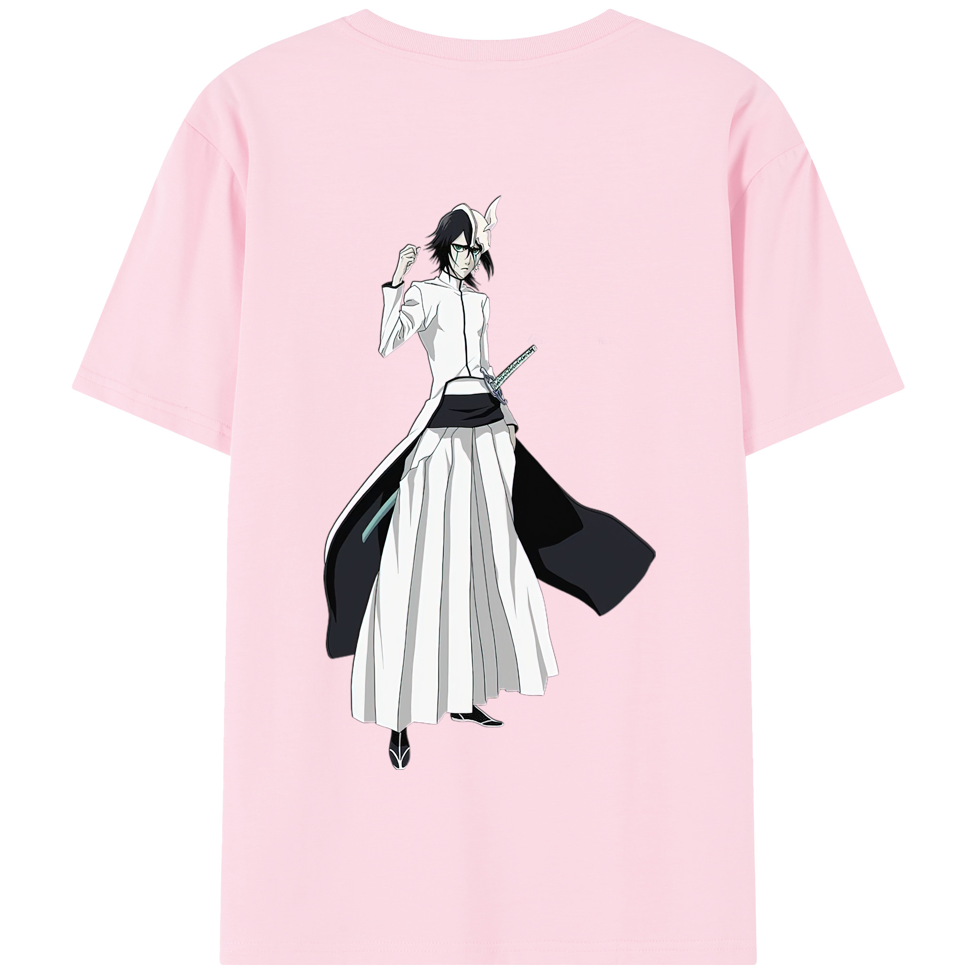（画像用） ブリーチ ウルキオラ·シファー BLEACH Ulquiorra cifer 綿100％半袖Tシャツ（背面プリント）