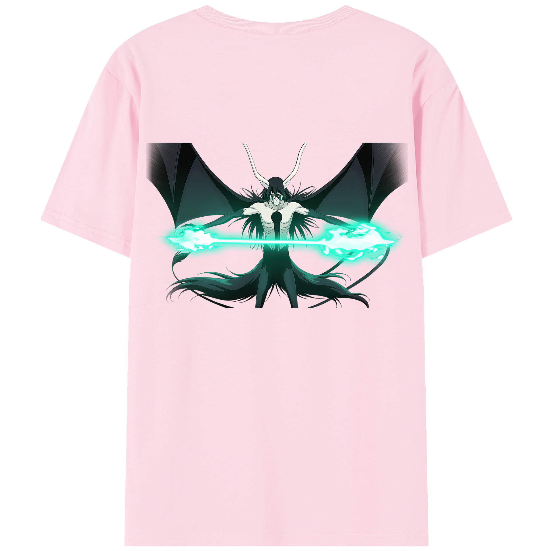 （画像用） ブリーチ ウルキオラ·シファー BLEACH Ulquiorra cifer 綿100％半袖Tシャツ（背面プリント）