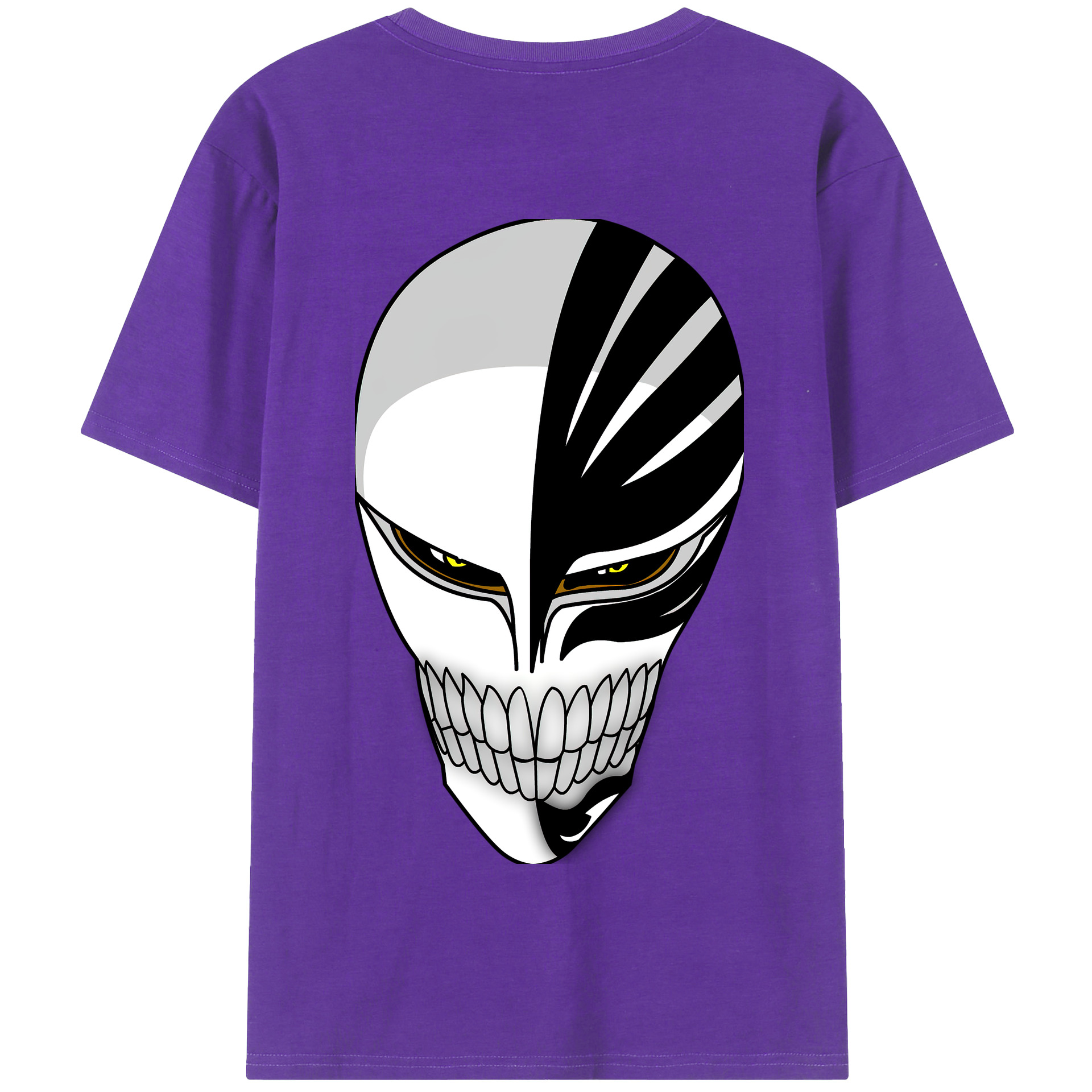 （画像用） ブリーチ 黒崎一護（くろさき いちご）BLEACH Kurosaki Ichigo 綿100％半袖Tシャツ（背面プリント）