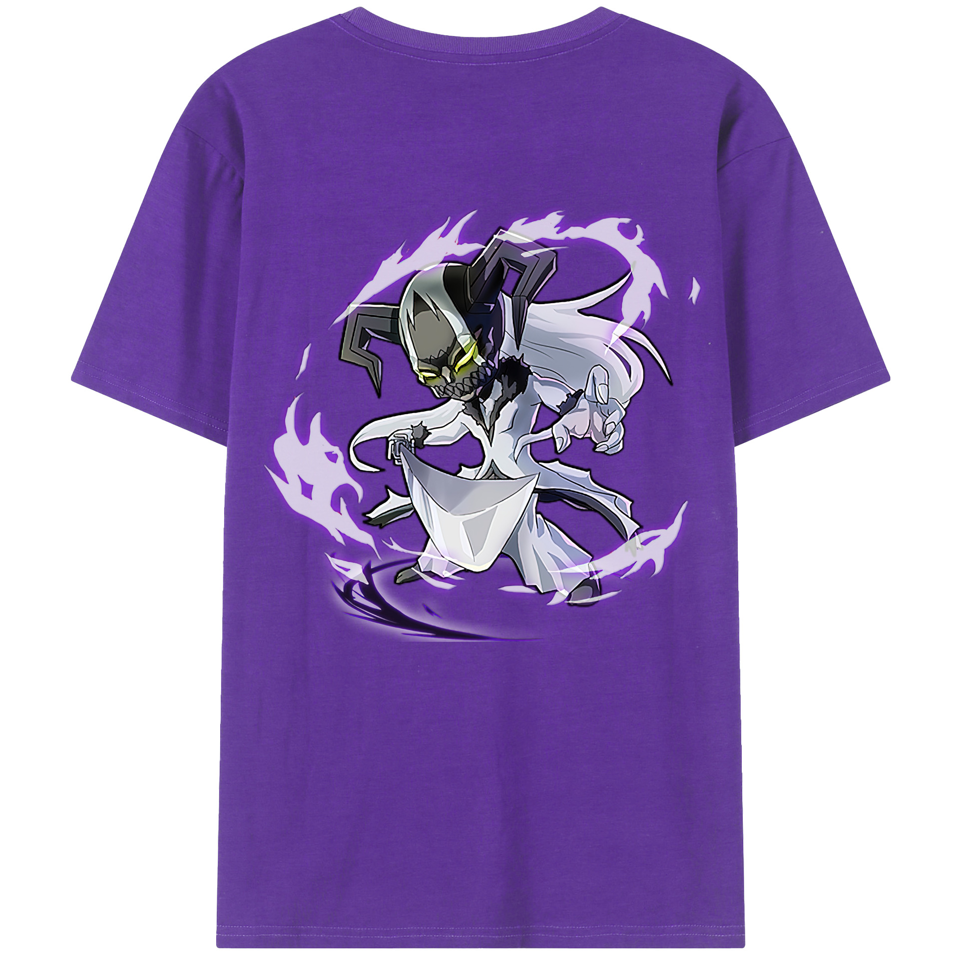 （画像用） ブリーチ 黒崎一護（くろさき いちご）BLEACH Kurosaki Ichigo 綿100％半袖Tシャツ（背面プリント）
