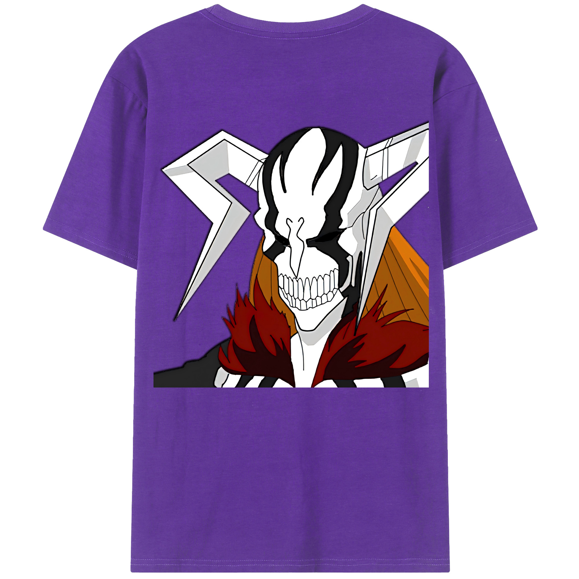 （画像用） ブリーチ 黒崎一護（くろさき いちご）BLEACH Kurosaki Ichigo 綿100％半袖Tシャツ（背面プリント）