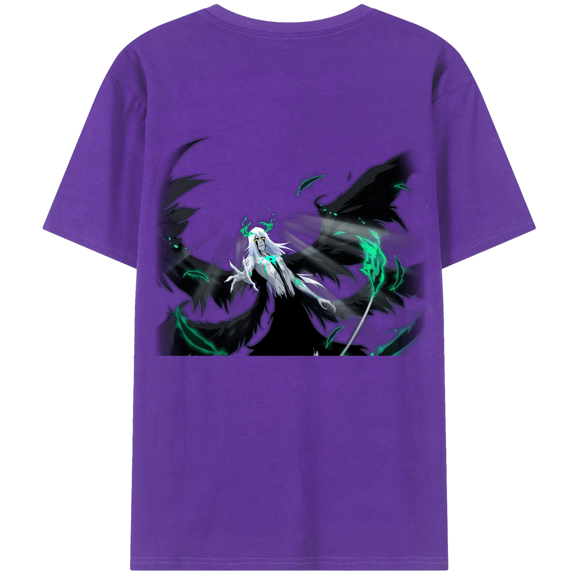 （画像用） ブリーチ ウルキオラ·シファー BLEACH Ulquiorra cifer 綿100％半袖Tシャツ（背面プリント）