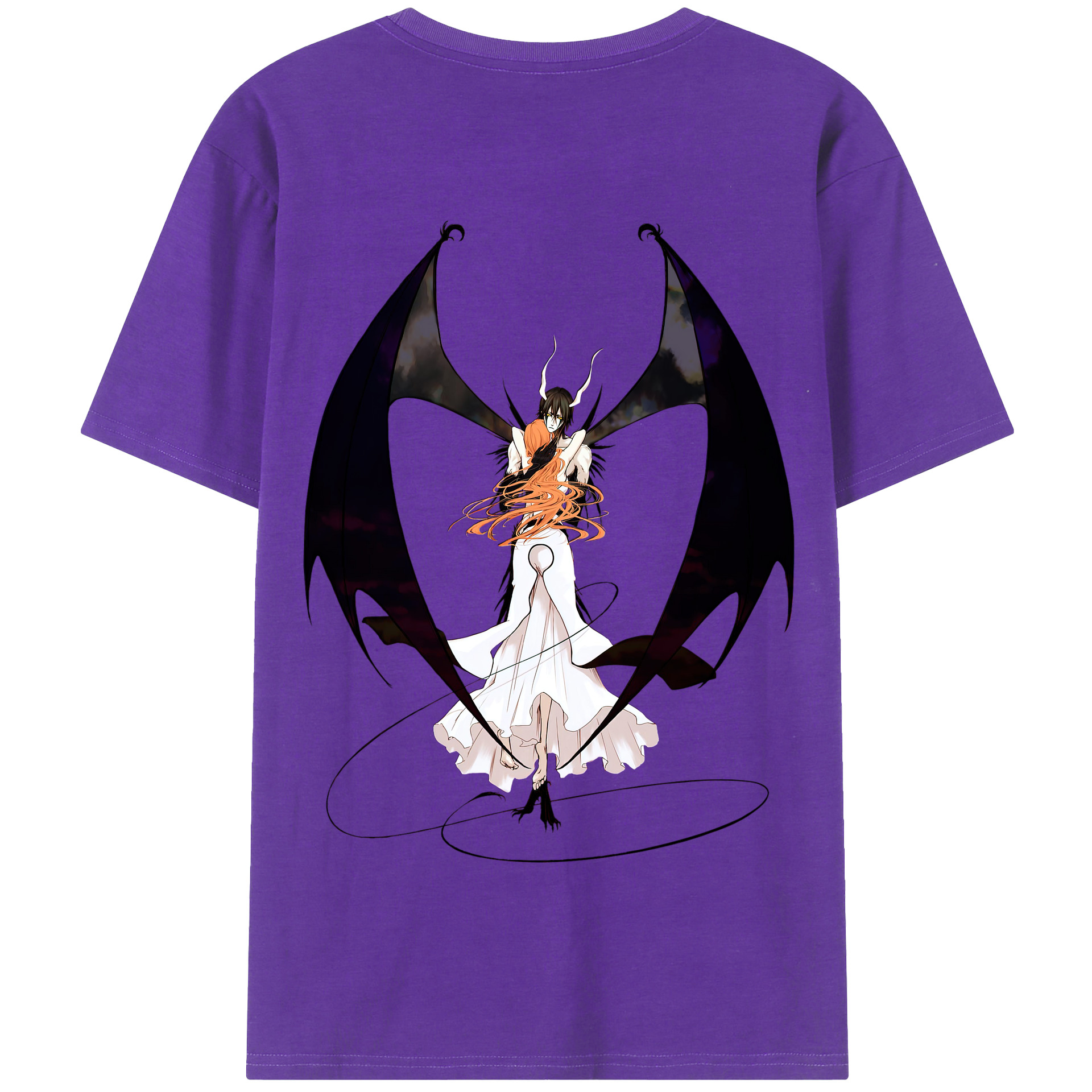 （画像用） ブリーチ ウルキオラ·シファー BLEACH Ulquiorra cifer 綿100％半袖Tシャツ（背面プリント）