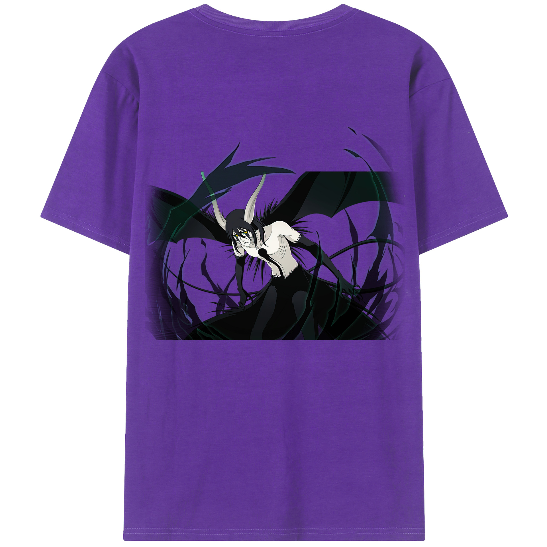 （画像用） ブリーチ ウルキオラ·シファー BLEACH Ulquiorra cifer 綿100％半袖Tシャツ（背面プリント）