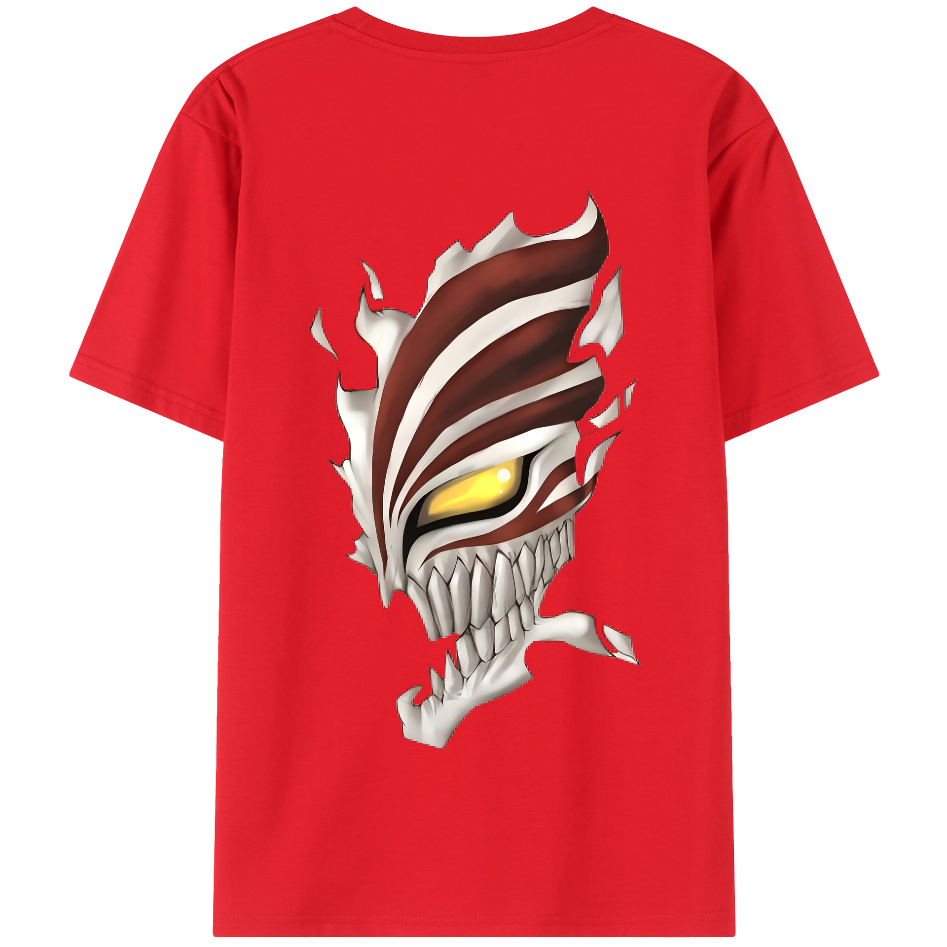 （画像用） ブリーチ 黒崎一護（くろさき いちご）BLEACH Kurosaki Ichigo 綿100％半袖Tシャツ（背面プリント）