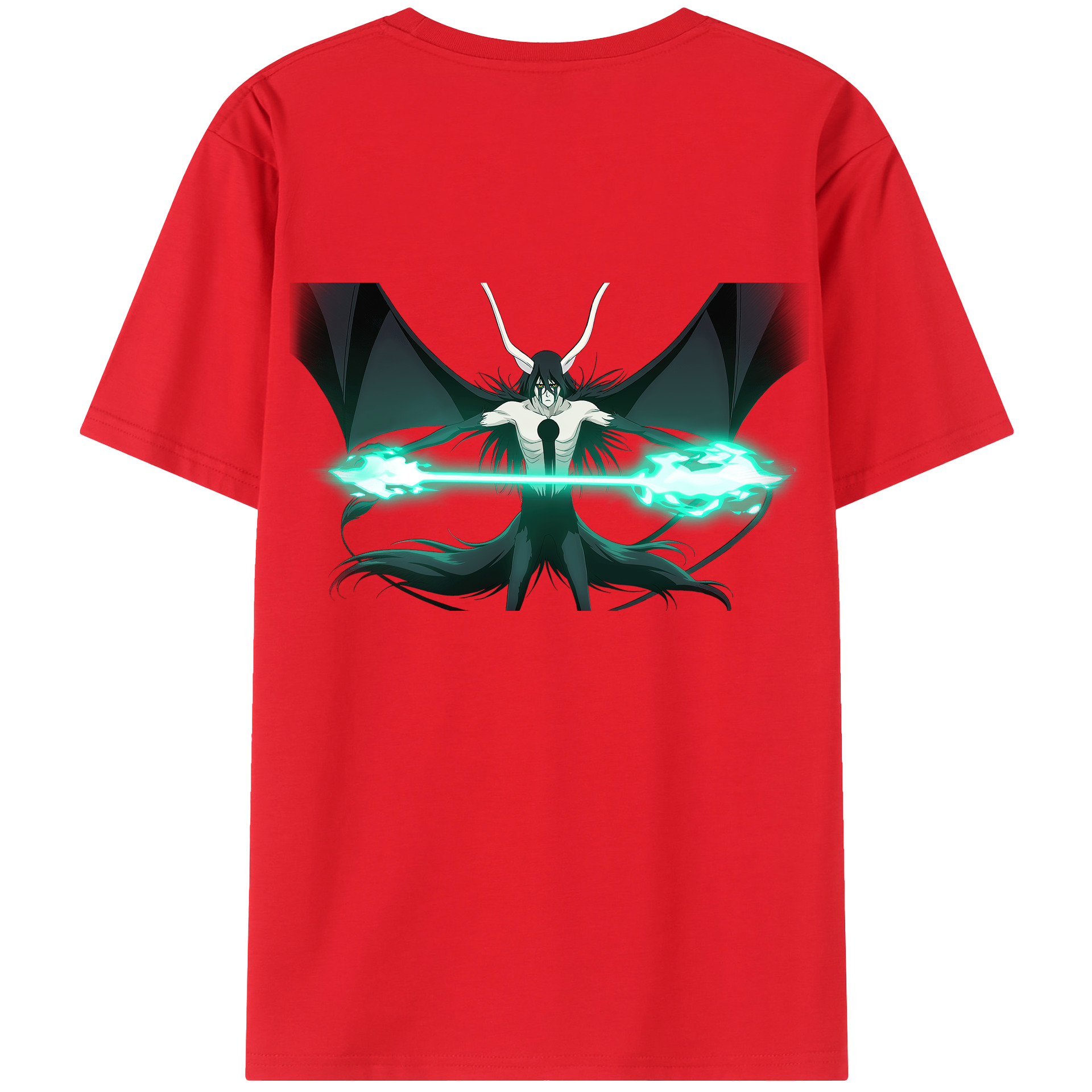 （画像用） ブリーチ ウルキオラ·シファー BLEACH Ulquiorra cifer 綿100％半袖Tシャツ（背面プリント）