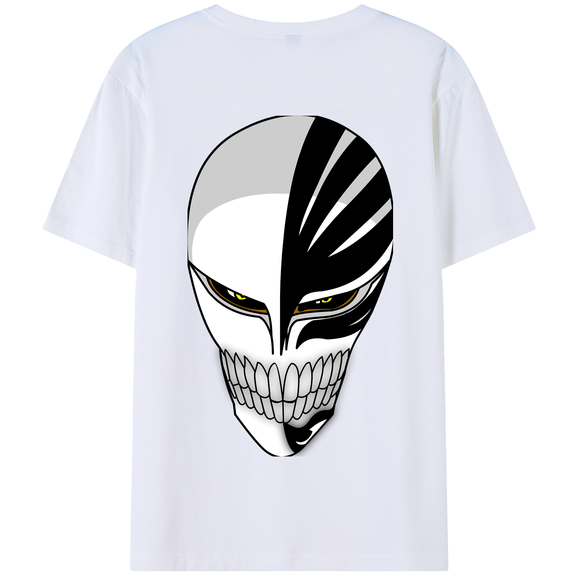 （画像用） ブリーチ 黒崎一護（くろさき いちご）BLEACH Kurosaki Ichigo 綿100％半袖Tシャツ（背面プリント）