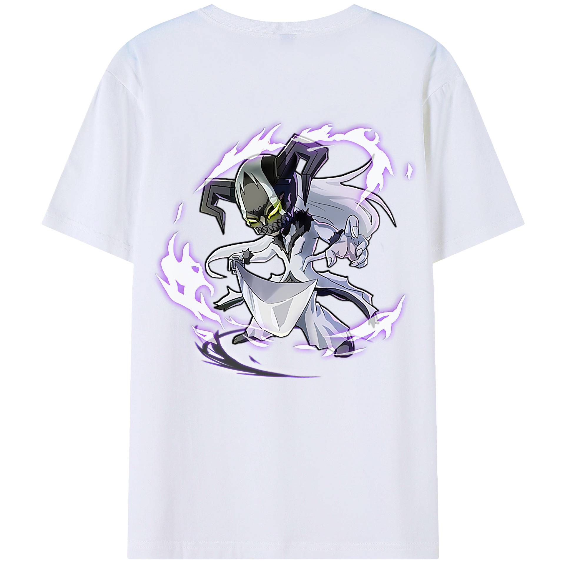 （画像用） ブリーチ 黒崎一護（くろさき いちご）BLEACH Kurosaki Ichigo 綿100％半袖Tシャツ（背面プリント）