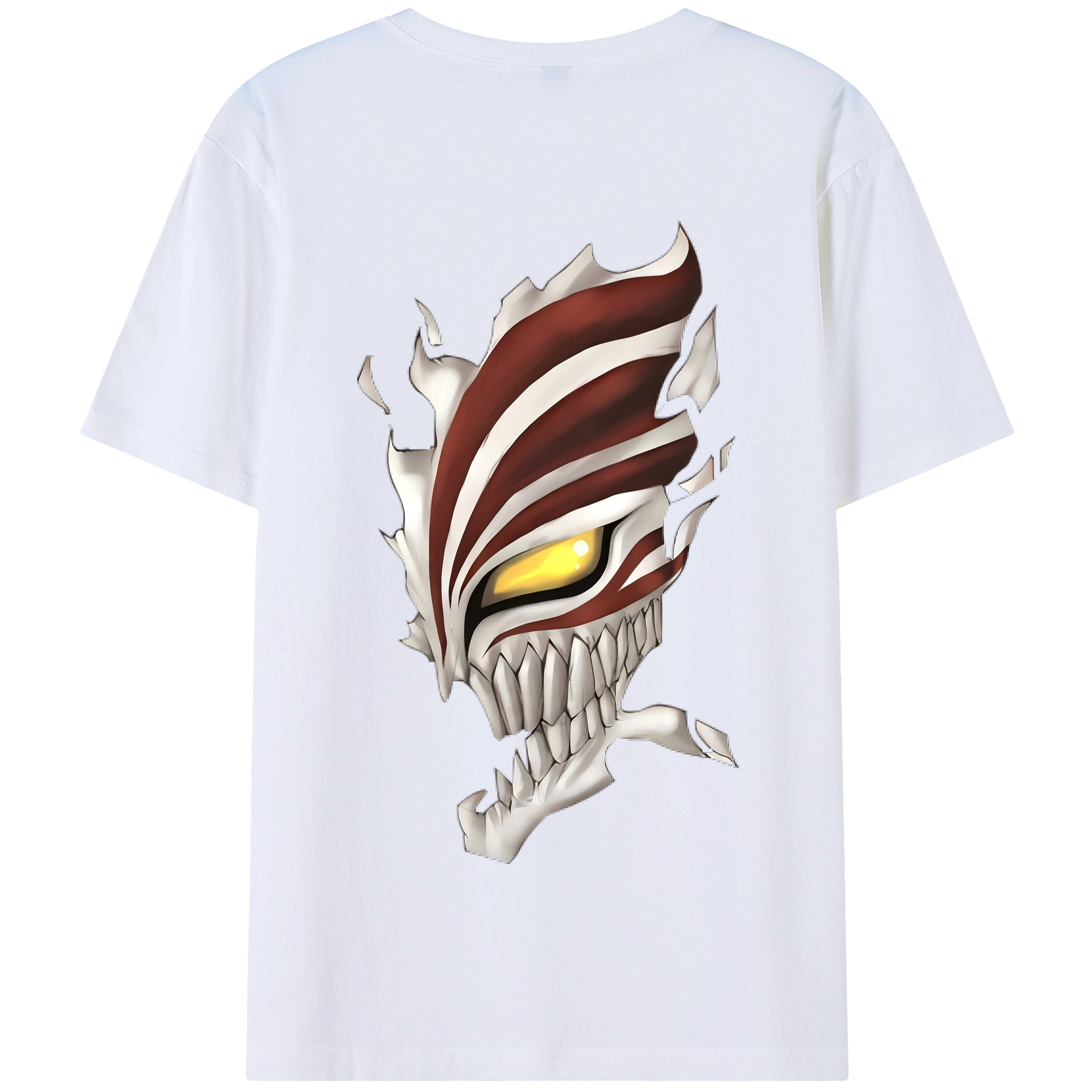 （画像用） ブリーチ 黒崎一護（くろさき いちご）BLEACH Kurosaki Ichigo 綿100％半袖Tシャツ（背面プリント）