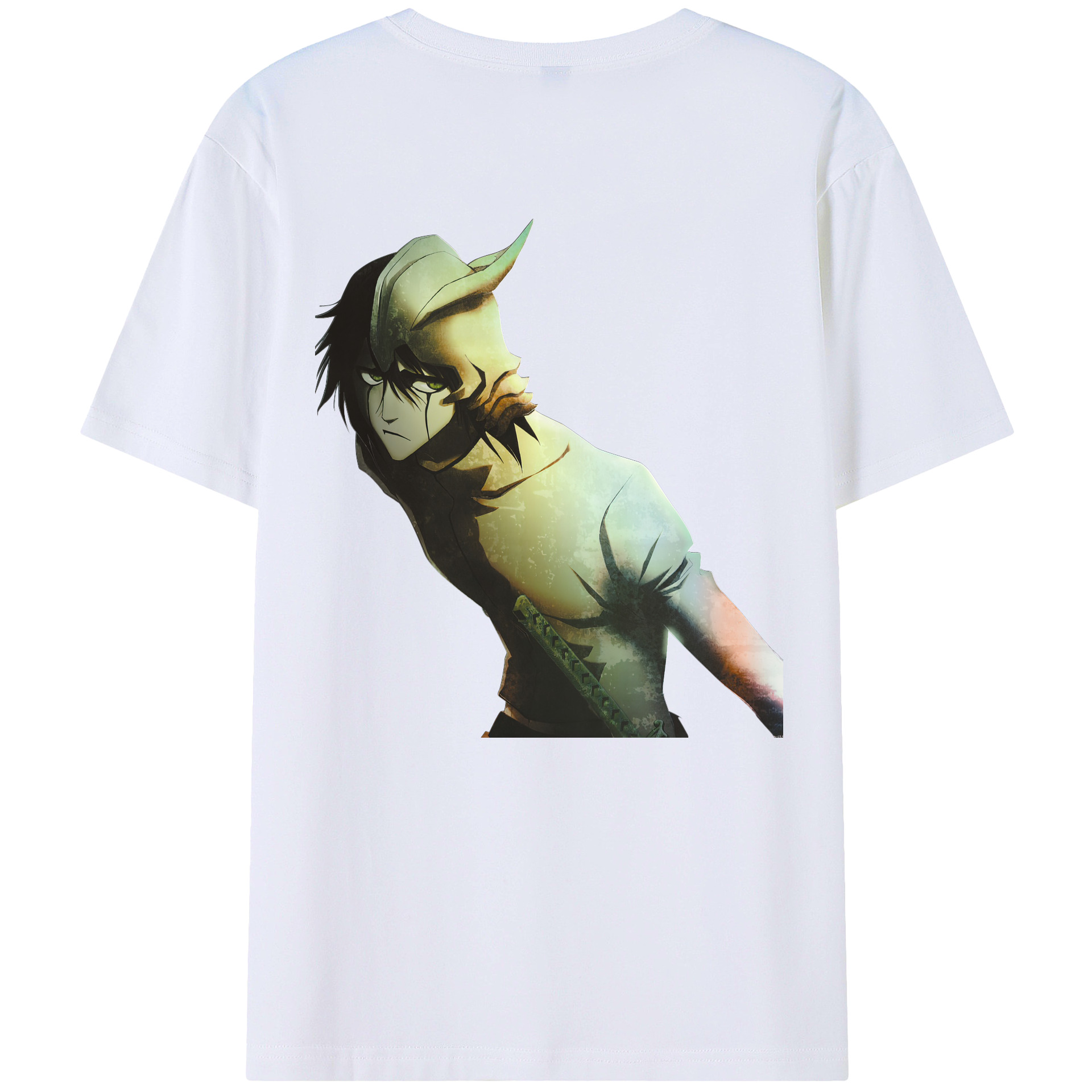 （画像用） ブリーチ ウルキオラ·シファー BLEACH Ulquiorra cifer 綿100％半袖Tシャツ（背面プリント）