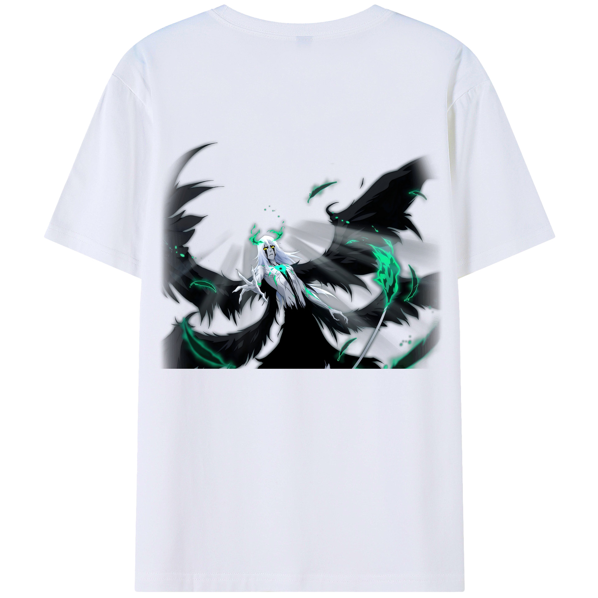 （画像用） ブリーチ ウルキオラ·シファー BLEACH Ulquiorra cifer 綿100％半袖Tシャツ（背面プリント）