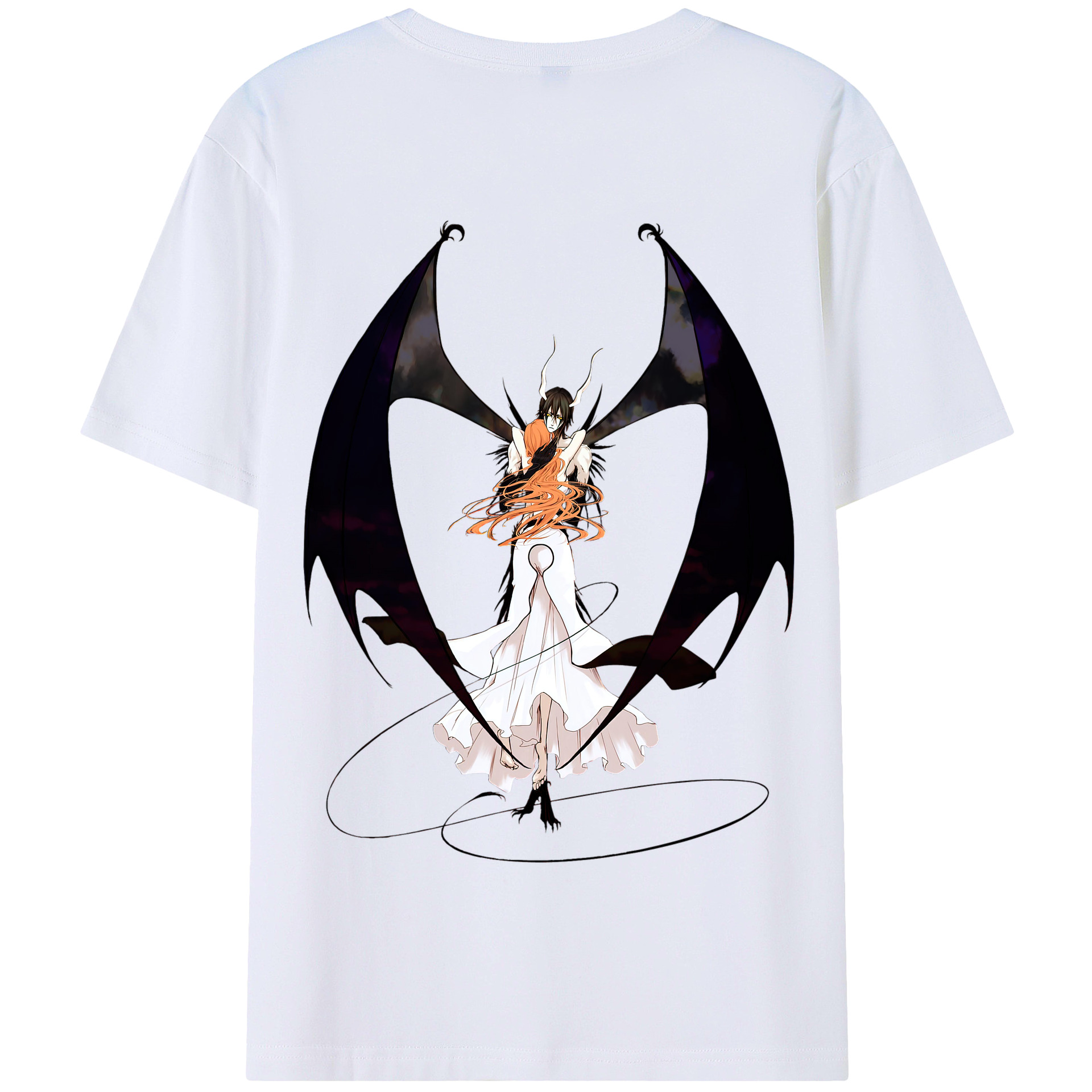 （画像用） ブリーチ ウルキオラ·シファー BLEACH Ulquiorra cifer 綿100％半袖Tシャツ（背面プリント）