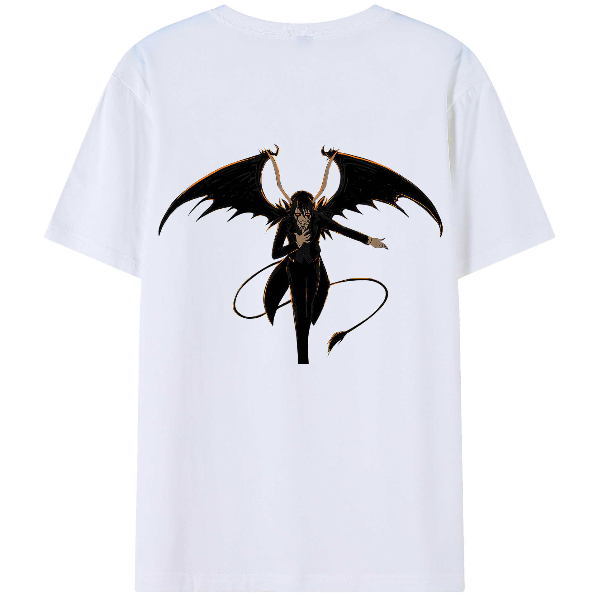 （画像用） ブリーチ ウルキオラ·シファー BLEACH Ulquiorra cifer 綿100％半袖Tシャツ（背面プリント）