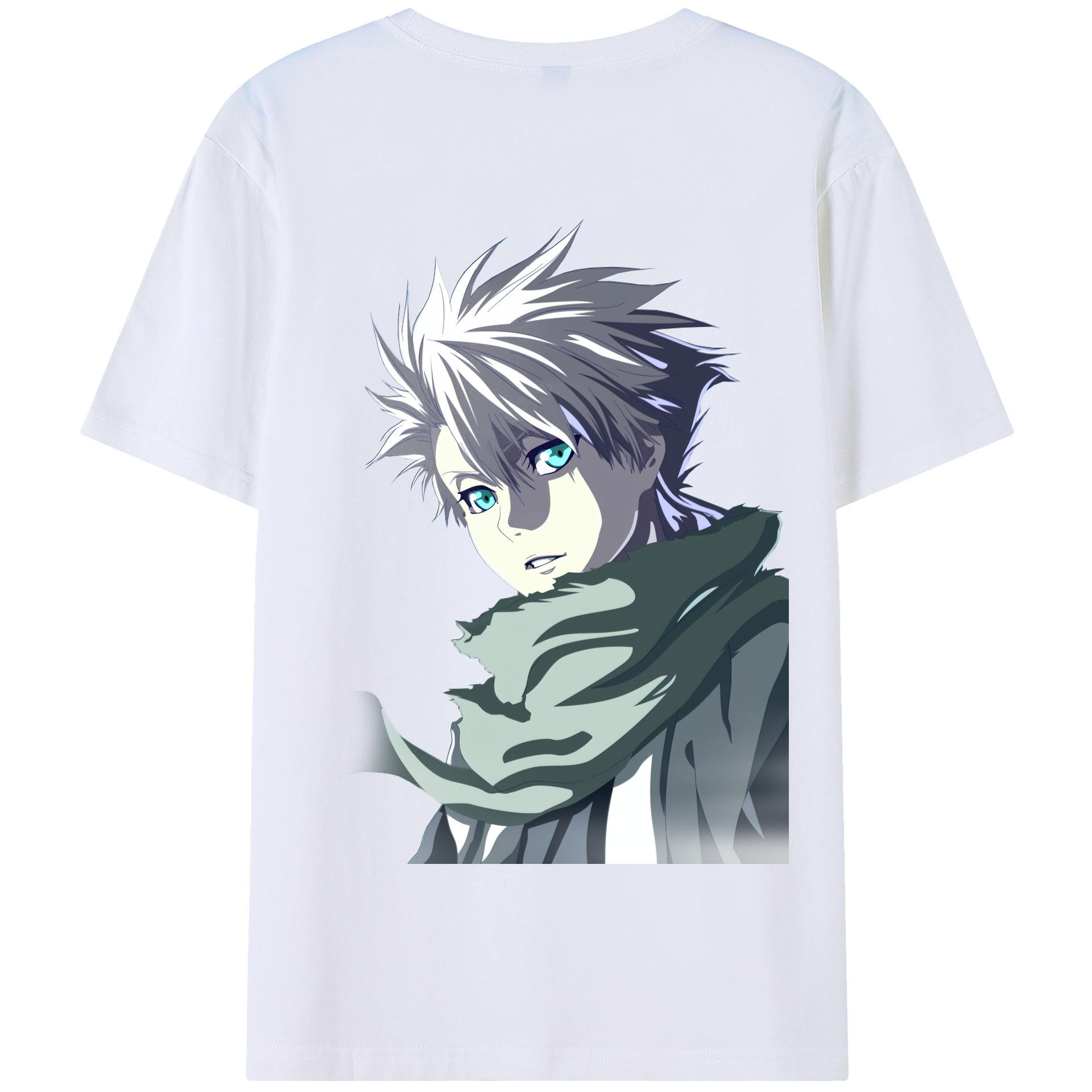 （画像用） ブリーチ 日番谷冬獅郎（ひつがや とうしろう） BLEACH Hitsugaya Toushirou 綿100％半袖Tシャツ（背面プリント）