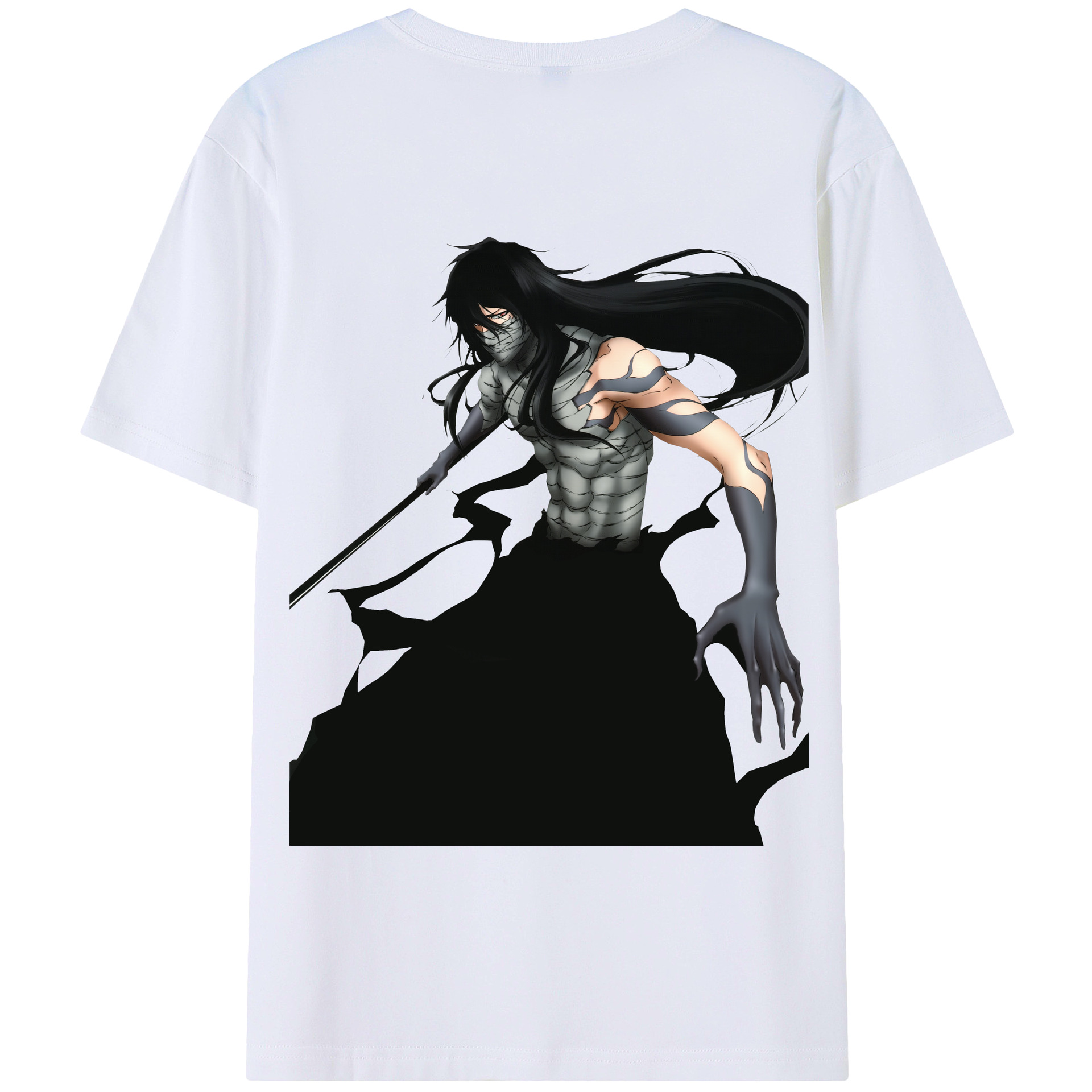 （画像用） ブリーチ 黒崎一護（くろさき いちご）BLEACH Kurosaki Ichigo 綿100％半袖Tシャツ（背面プリント）