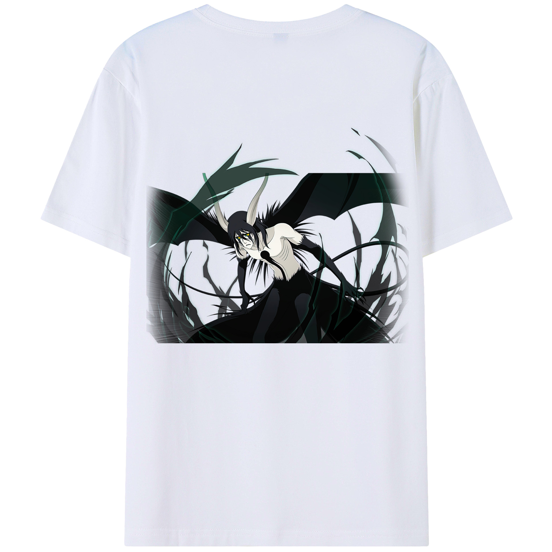 （画像用） ブリーチ ウルキオラ·シファー BLEACH Ulquiorra cifer 綿100％半袖Tシャツ（背面プリント）