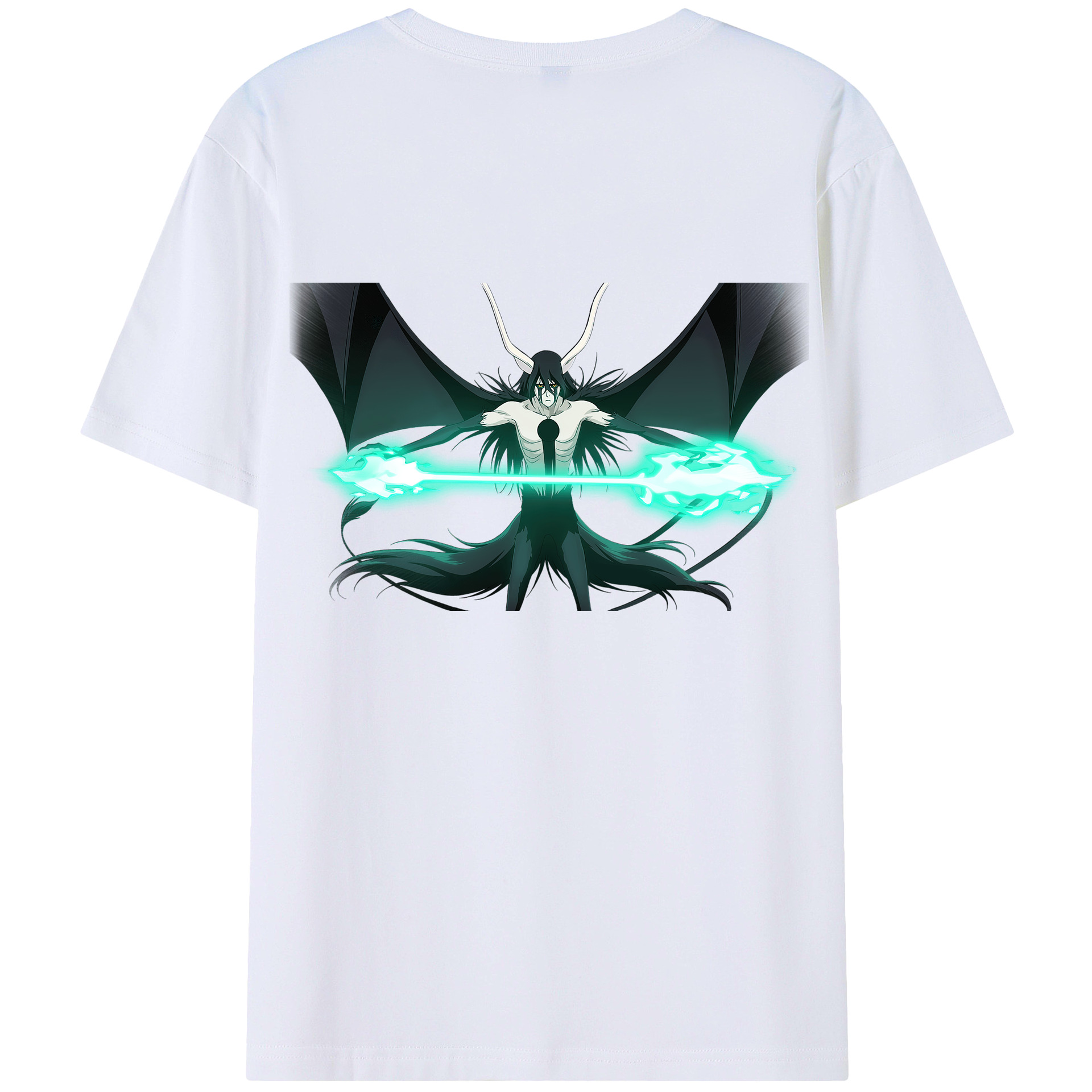 （画像用） ブリーチ ウルキオラ·シファー BLEACH Ulquiorra cifer 綿100％半袖Tシャツ（背面プリント）