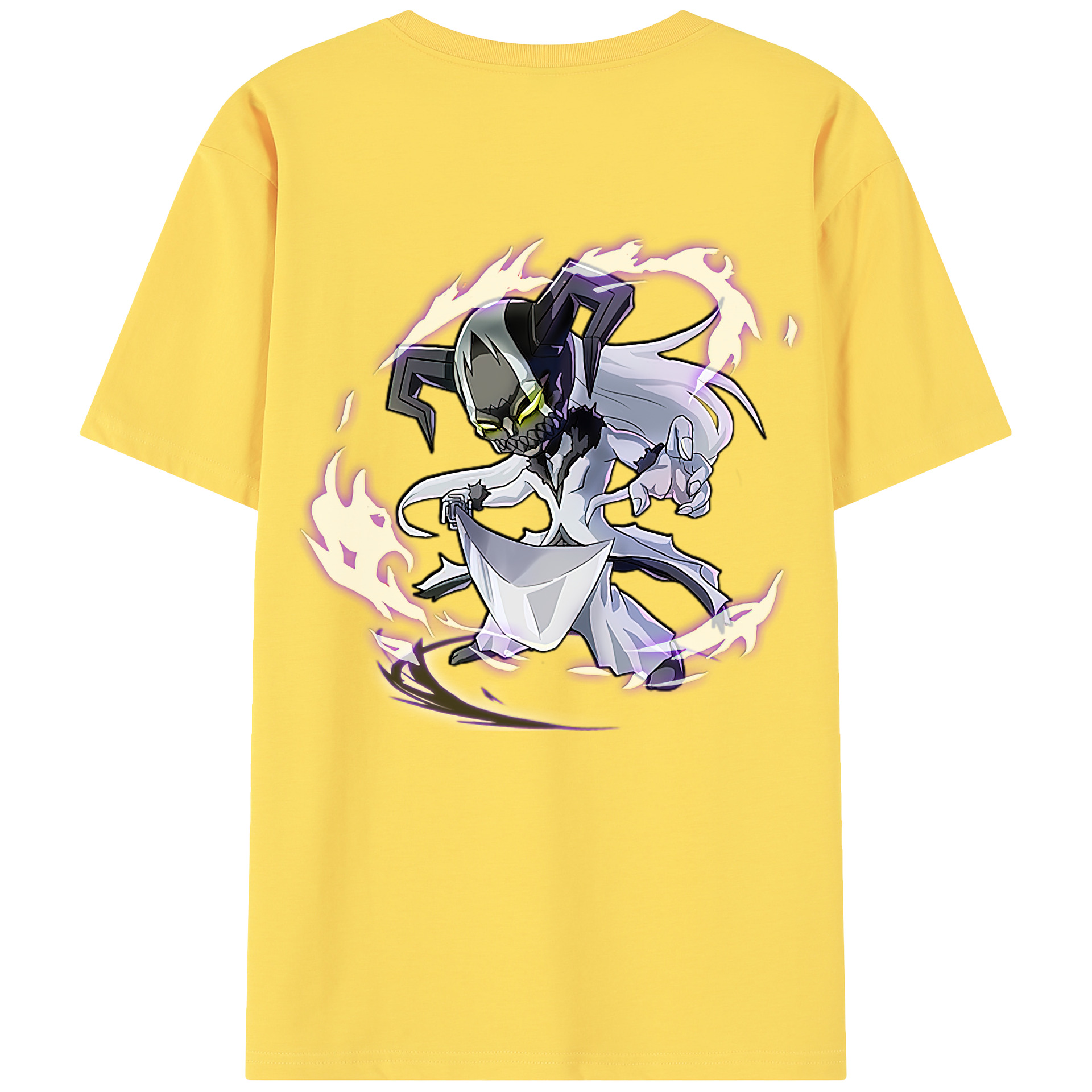 （画像用） ブリーチ 黒崎一護（くろさき いちご）BLEACH Kurosaki Ichigo 綿100％半袖Tシャツ（背面プリント）