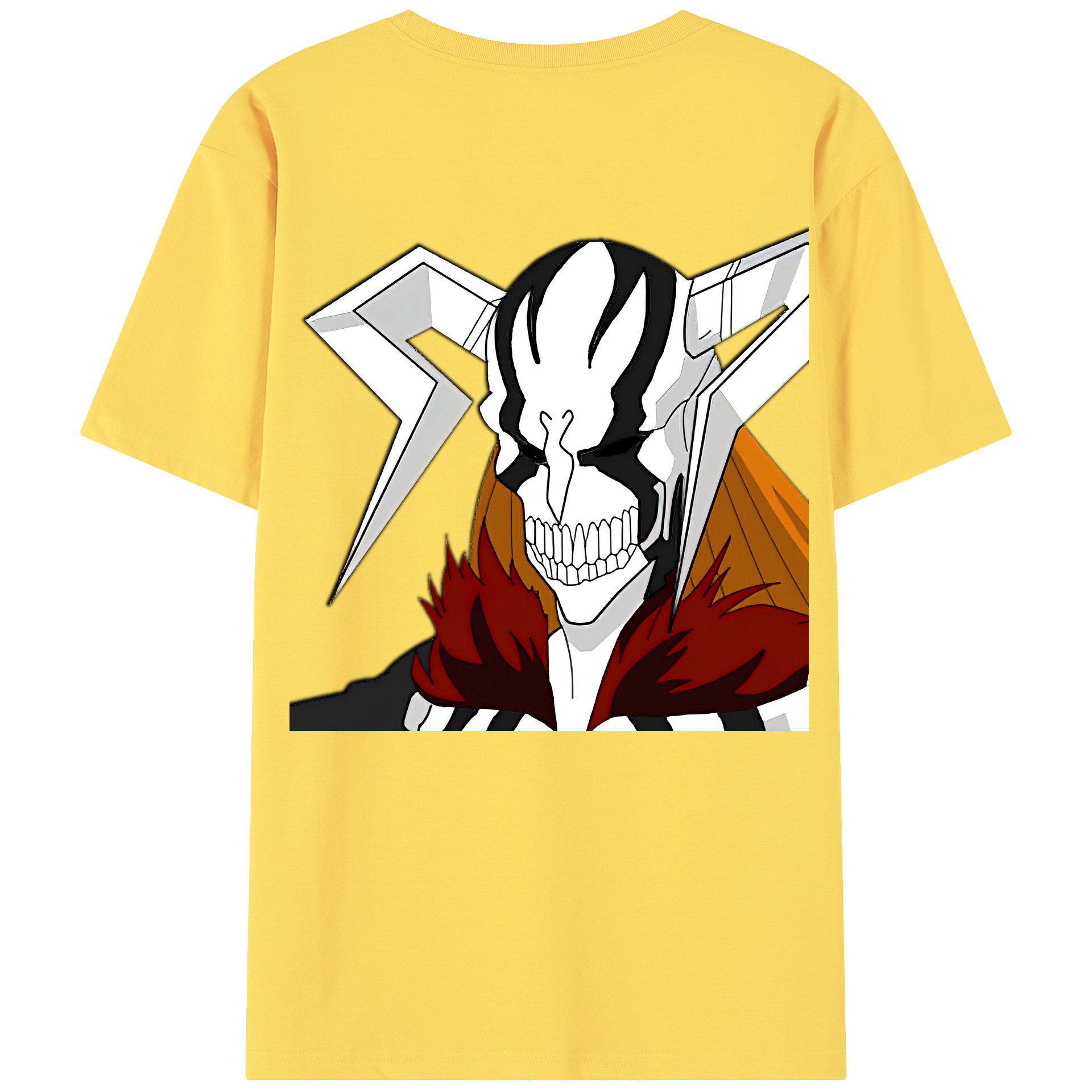 （画像用） ブリーチ 黒崎一護（くろさき いちご）BLEACH Kurosaki Ichigo 綿100％半袖Tシャツ（背面プリント）