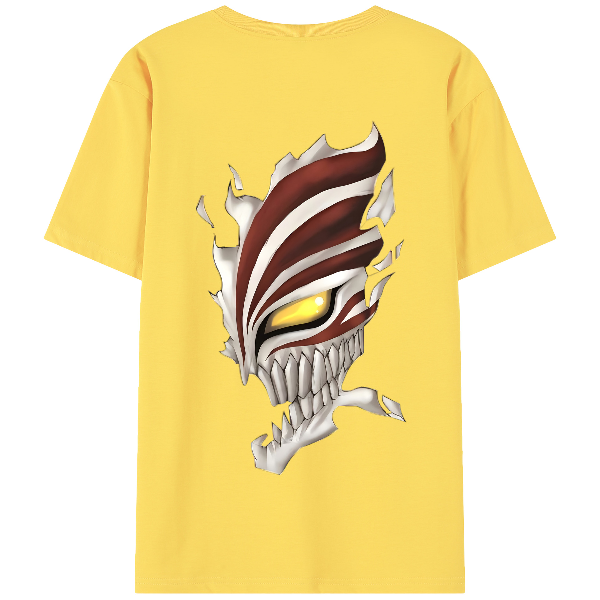 （画像用） ブリーチ 黒崎一護（くろさき いちご）BLEACH Kurosaki Ichigo 綿100％半袖Tシャツ（背面プリント）