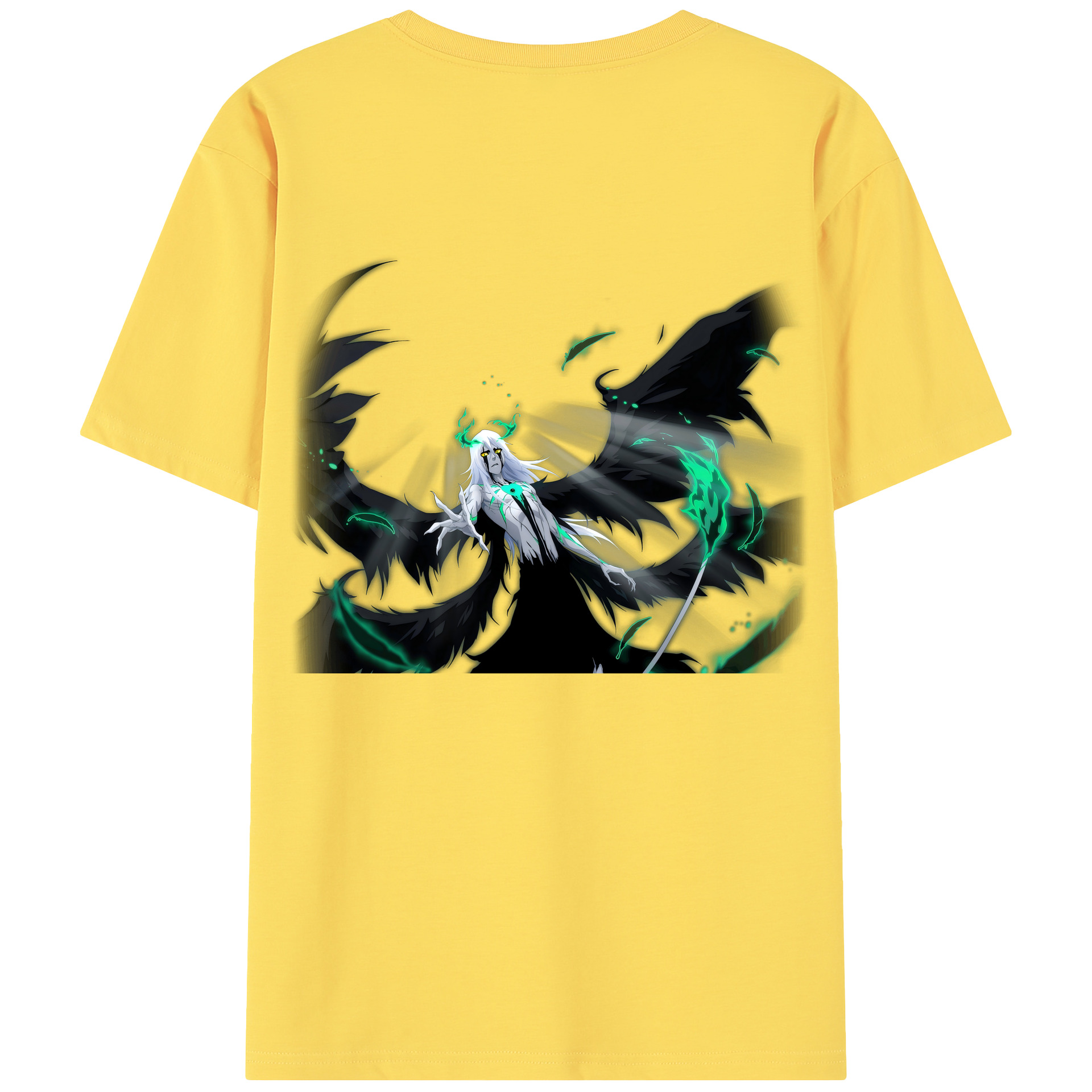 （画像用） ブリーチ ウルキオラ·シファー BLEACH Ulquiorra cifer 綿100％半袖Tシャツ（背面プリント）