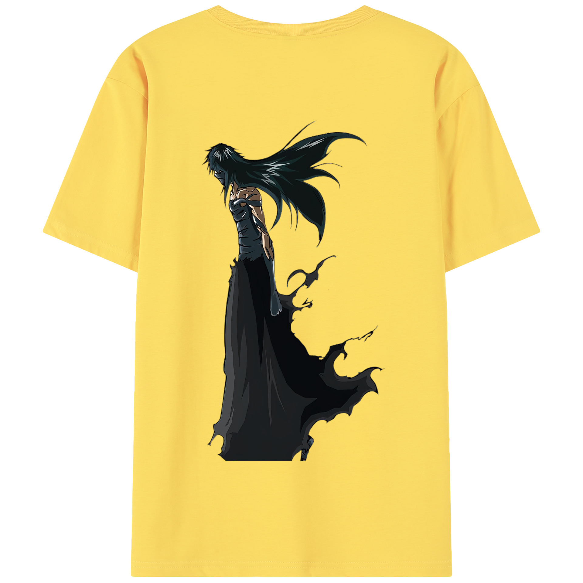 （画像用） ブリーチ 黒崎一護（くろさき いちご）BLEACH Kurosaki Ichigo 綿100％半袖Tシャツ（背面プリント）