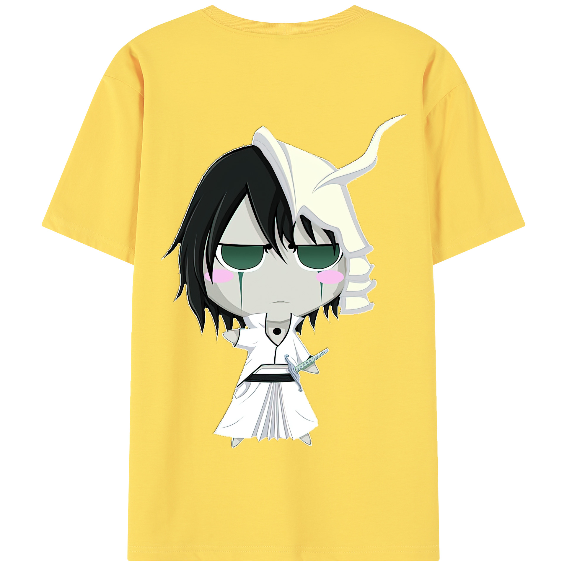 （画像用） ブリーチ ウルキオラ·シファー BLEACH Ulquiorra cifer 綿100％半袖Tシャツ（背面プリント）