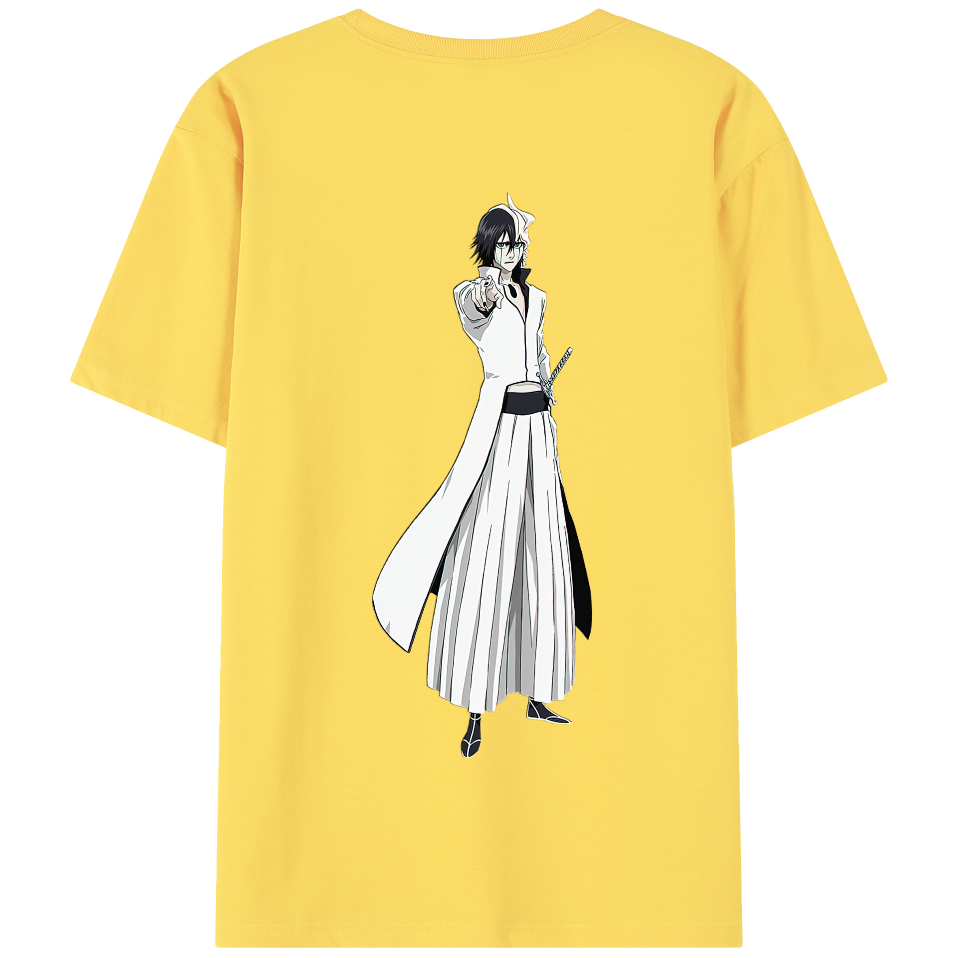 （画像用） ブリーチ ウルキオラ·シファー BLEACH Ulquiorra cifer 綿100％半袖Tシャツ（背面プリント）