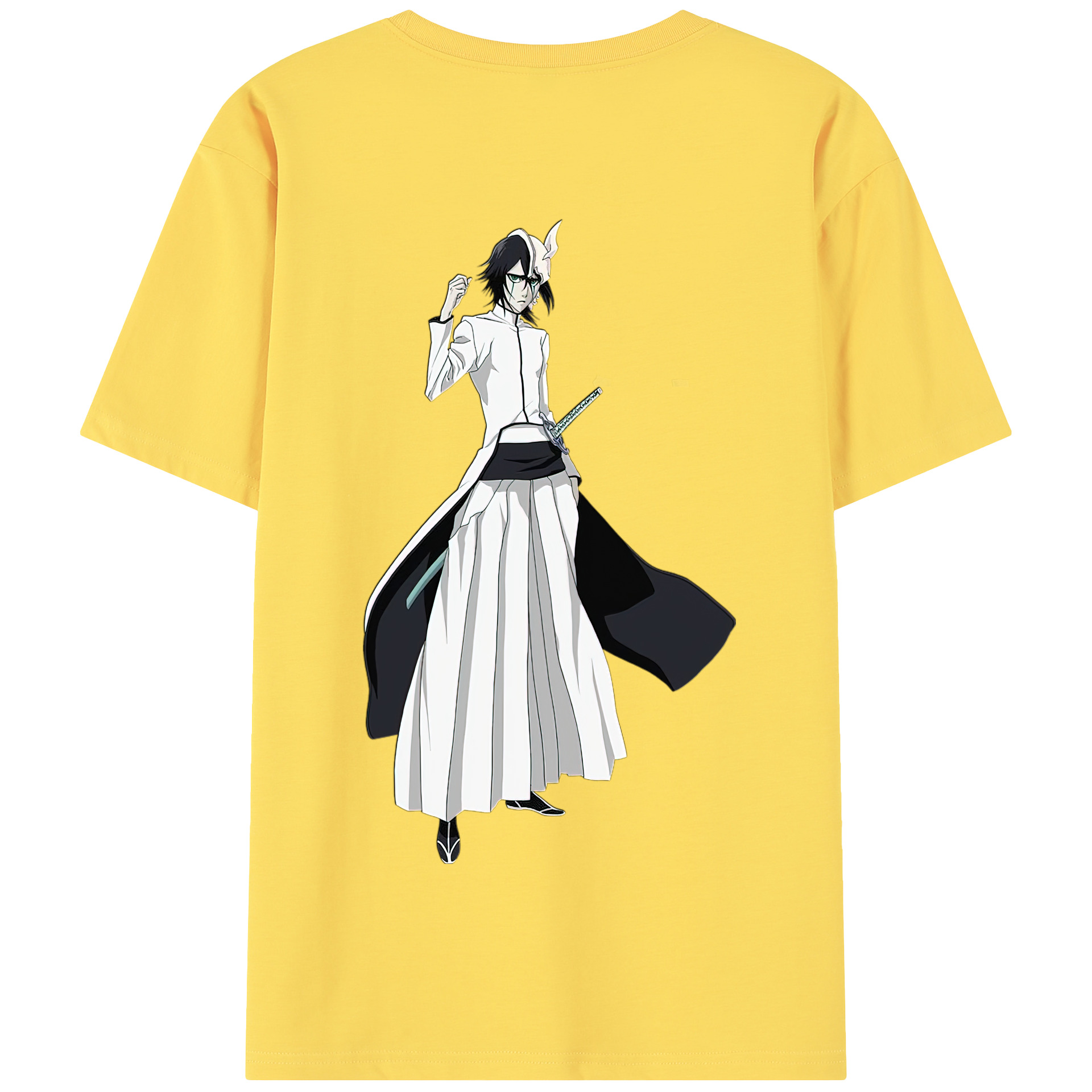 （画像用） ブリーチ ウルキオラ·シファー BLEACH Ulquiorra cifer 綿100％半袖Tシャツ（背面プリント）