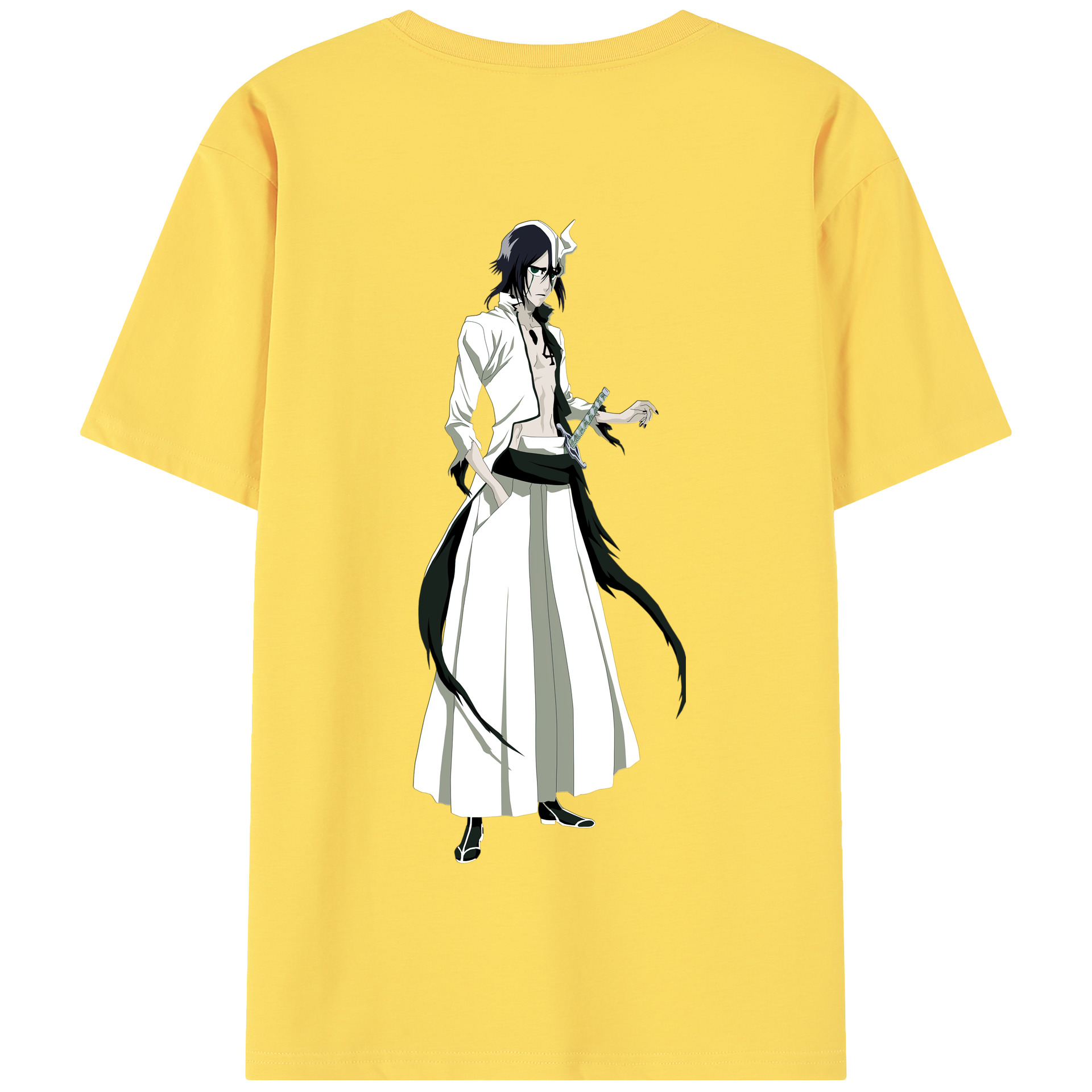 （画像用） ブリーチ ウルキオラ·シファー BLEACH Ulquiorra cifer 綿100％半袖Tシャツ（背面プリント）
