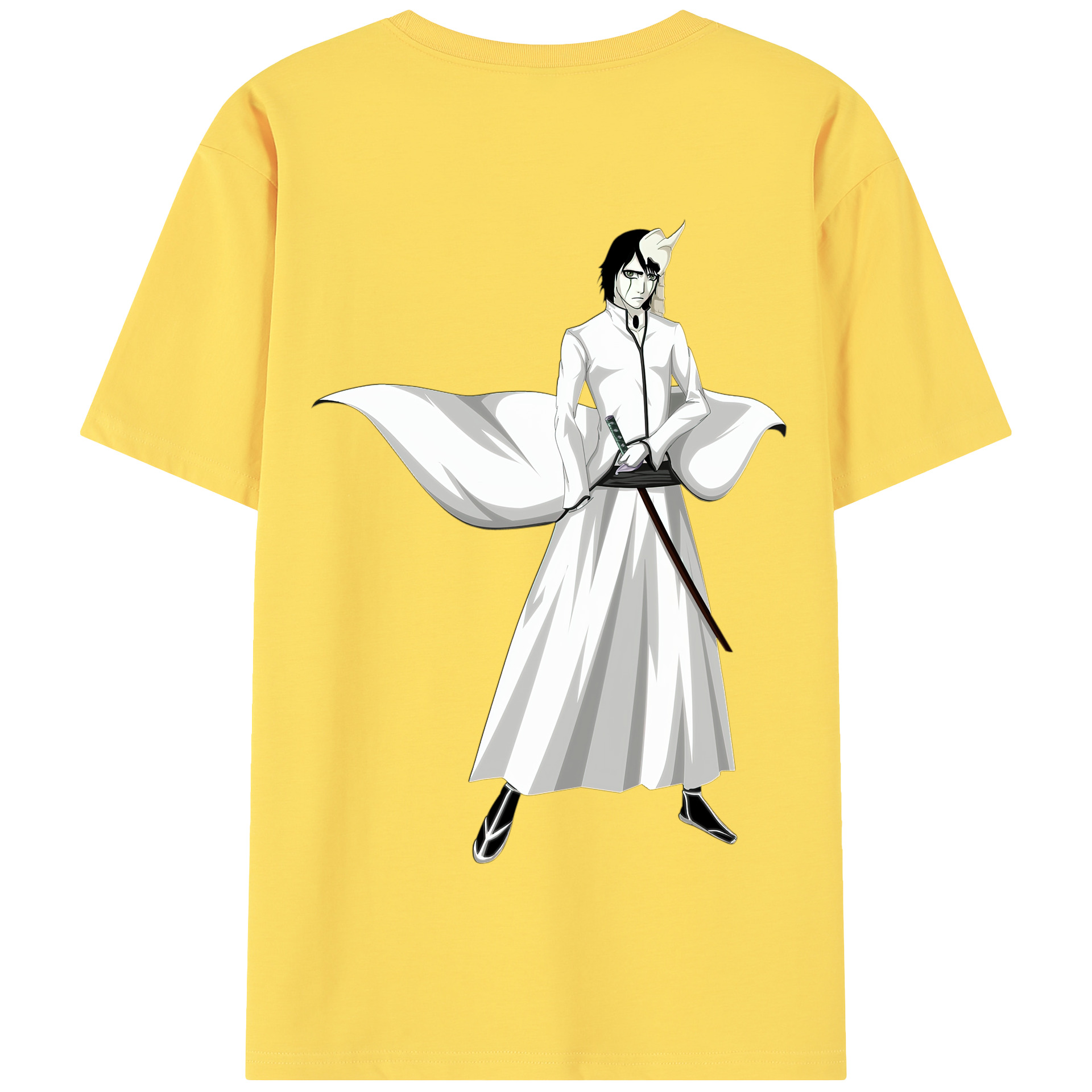 （画像用） ブリーチ ウルキオラ·シファー BLEACH Ulquiorra cifer 綿100％半袖Tシャツ（背面プリント）